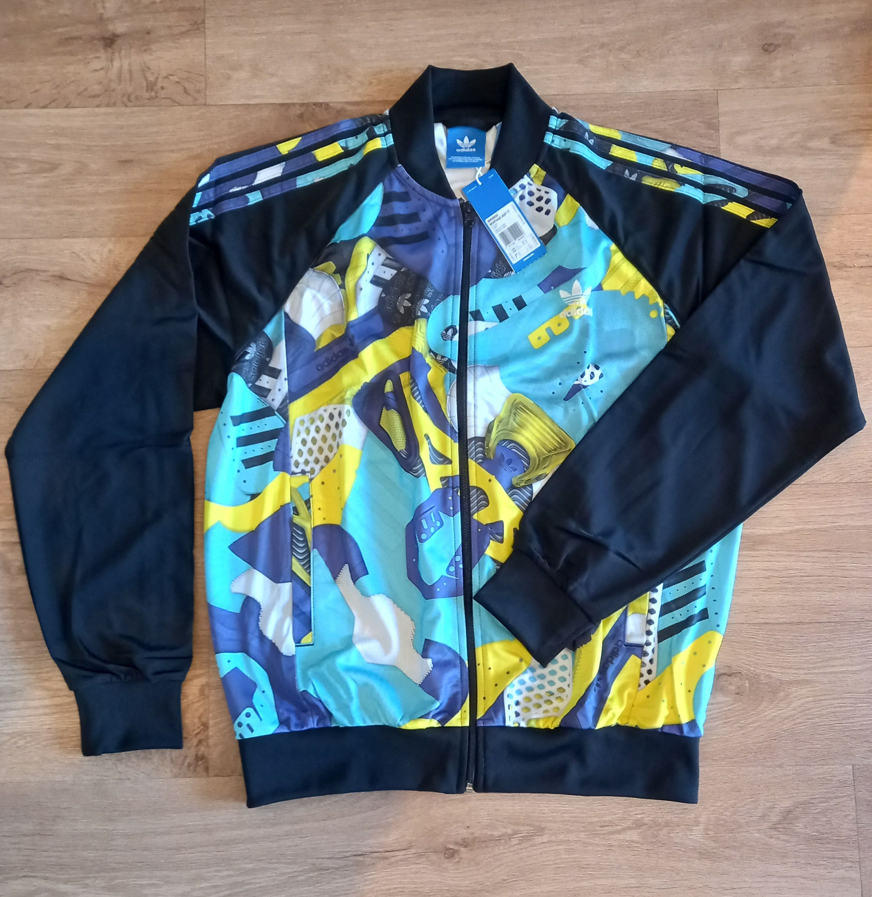 Adidas NWT 2017 Adidas Montage AOP Superstar Track Jacket BK5924 Size US XL / EU 56 / 4 - 1 Thumbnail