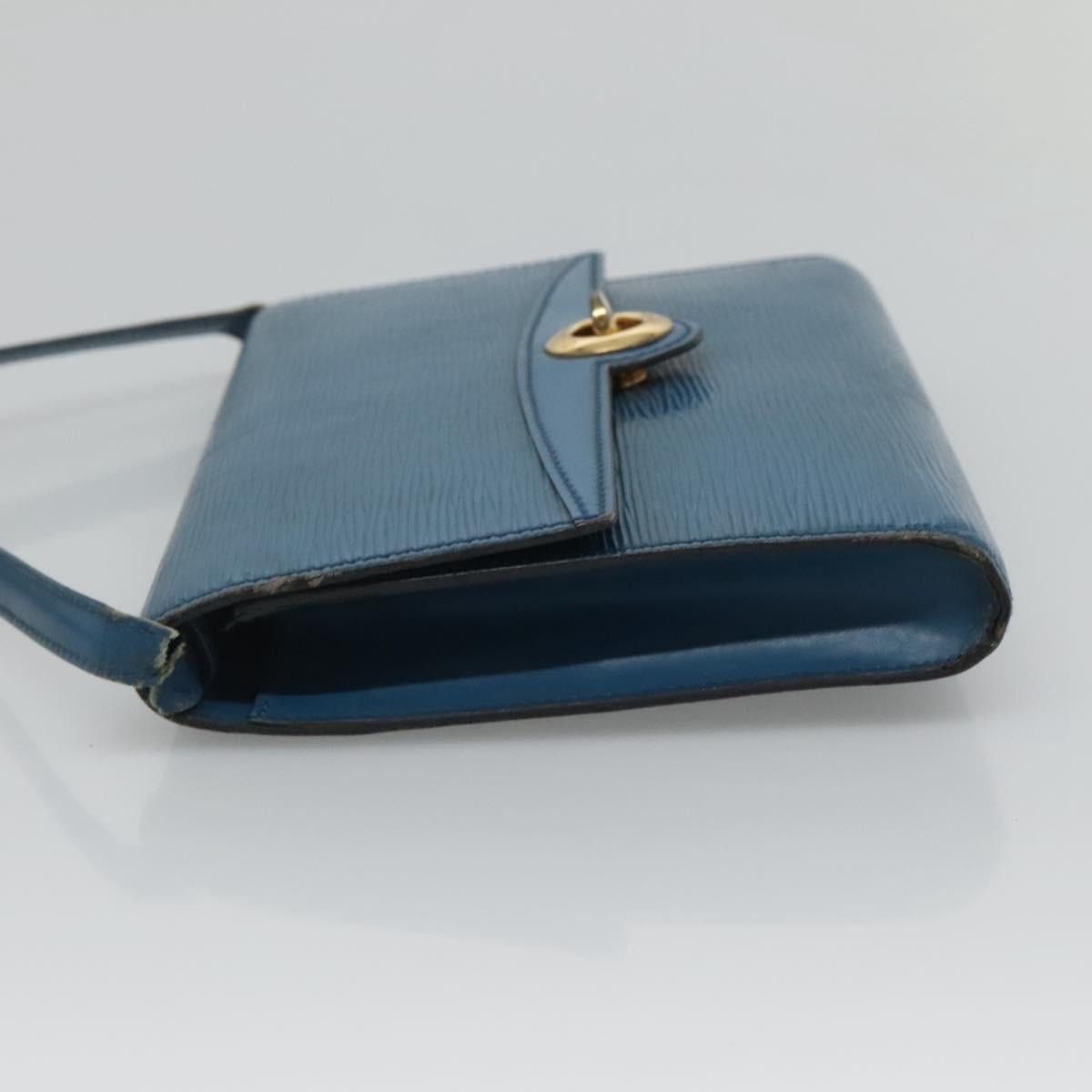 Louis Vuitton LOUIS VUITTON Epi Pochette Arche Shoulder Bag Blue M52575 Size ONE SIZE - 5 Thumbnail