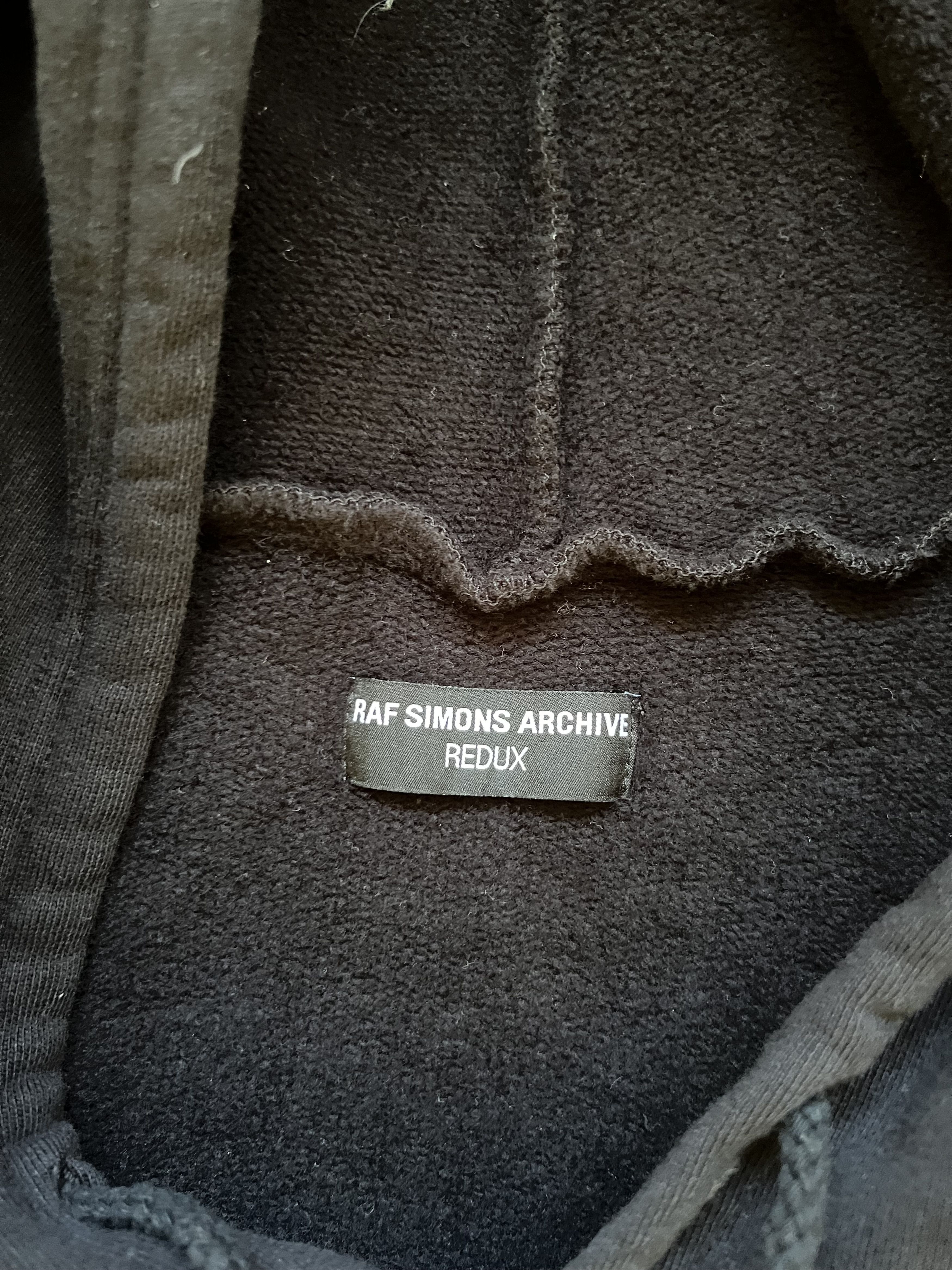 Raf Simons 💚 Raf Simons Redux Oversize Antwerp Hoodie Black Size US S / EU 44-46 / 1 - 7 Thumbnail