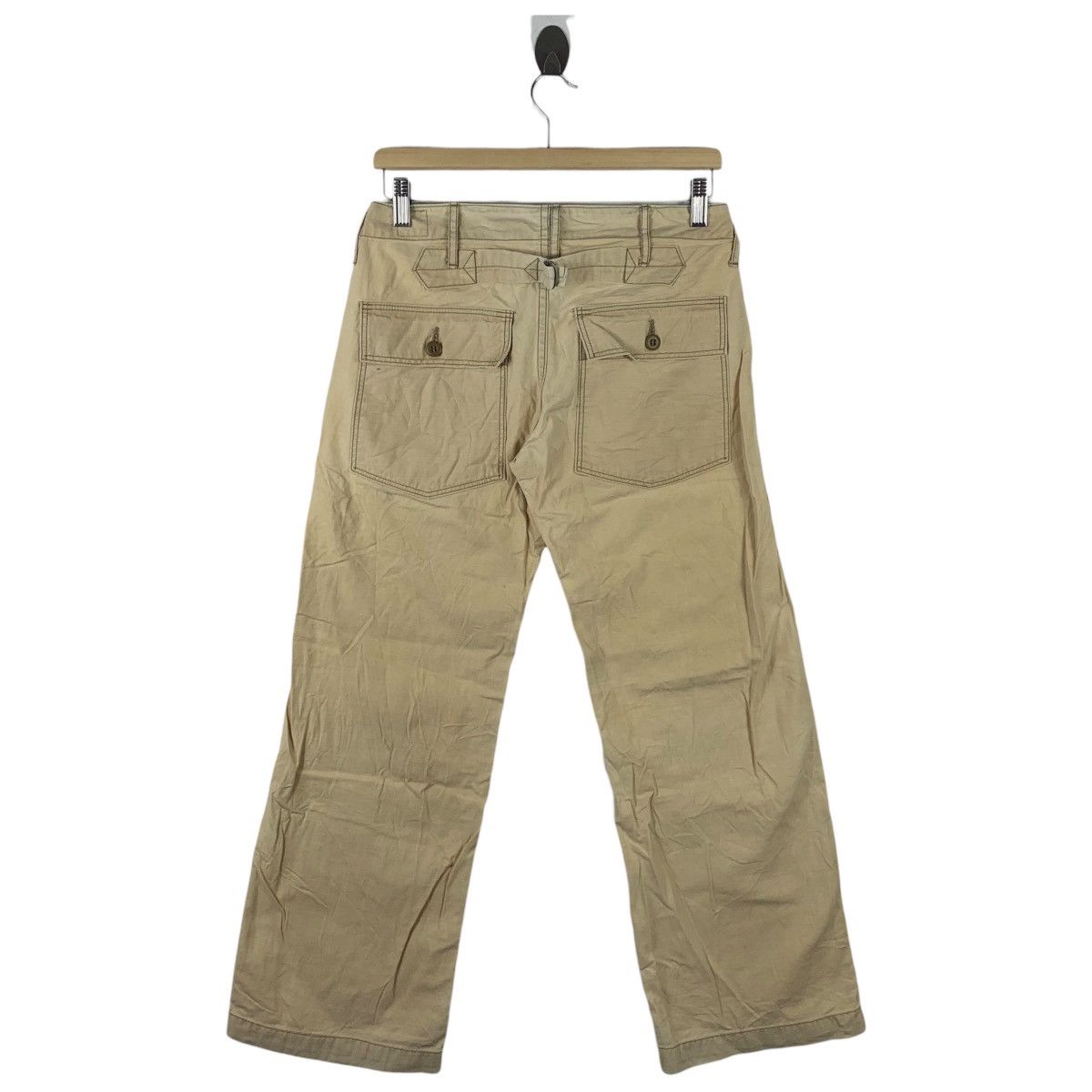 Japanese Brand × Orslow ORSLOW cinch back buckle Fatigue pants Size US 29 - 4 Thumbnail
