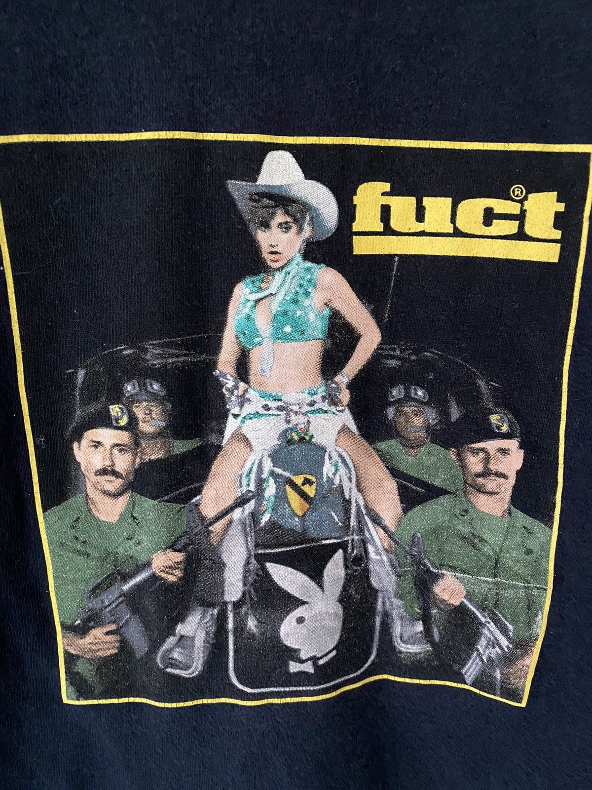 FUCT 🔥Vtg FUCT Playboy Apocalypse Now iraq Vietnam War sex pinup Size US M / EU 48-50 / 2 - 4 Thumbnail