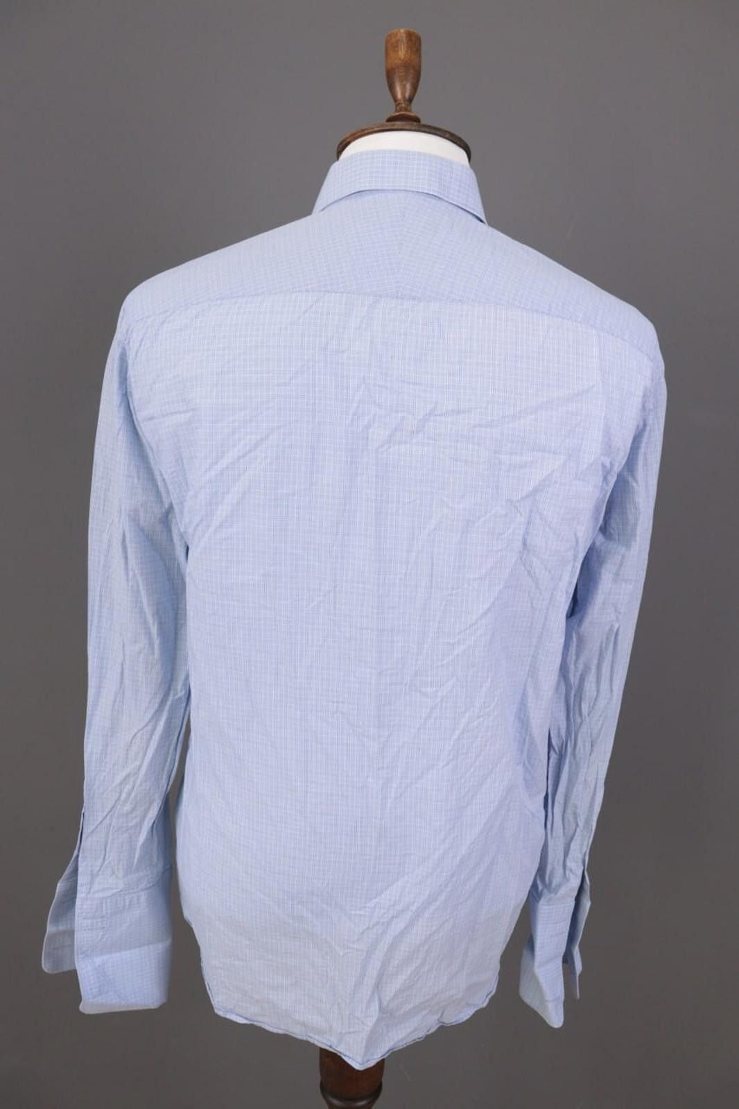 Gieves & Hawkes Gieves & Hawkes Blue Check Dress Shirt Size 41 / 16 Size US M / EU 48-50 / 2 - 10 Thumbnail