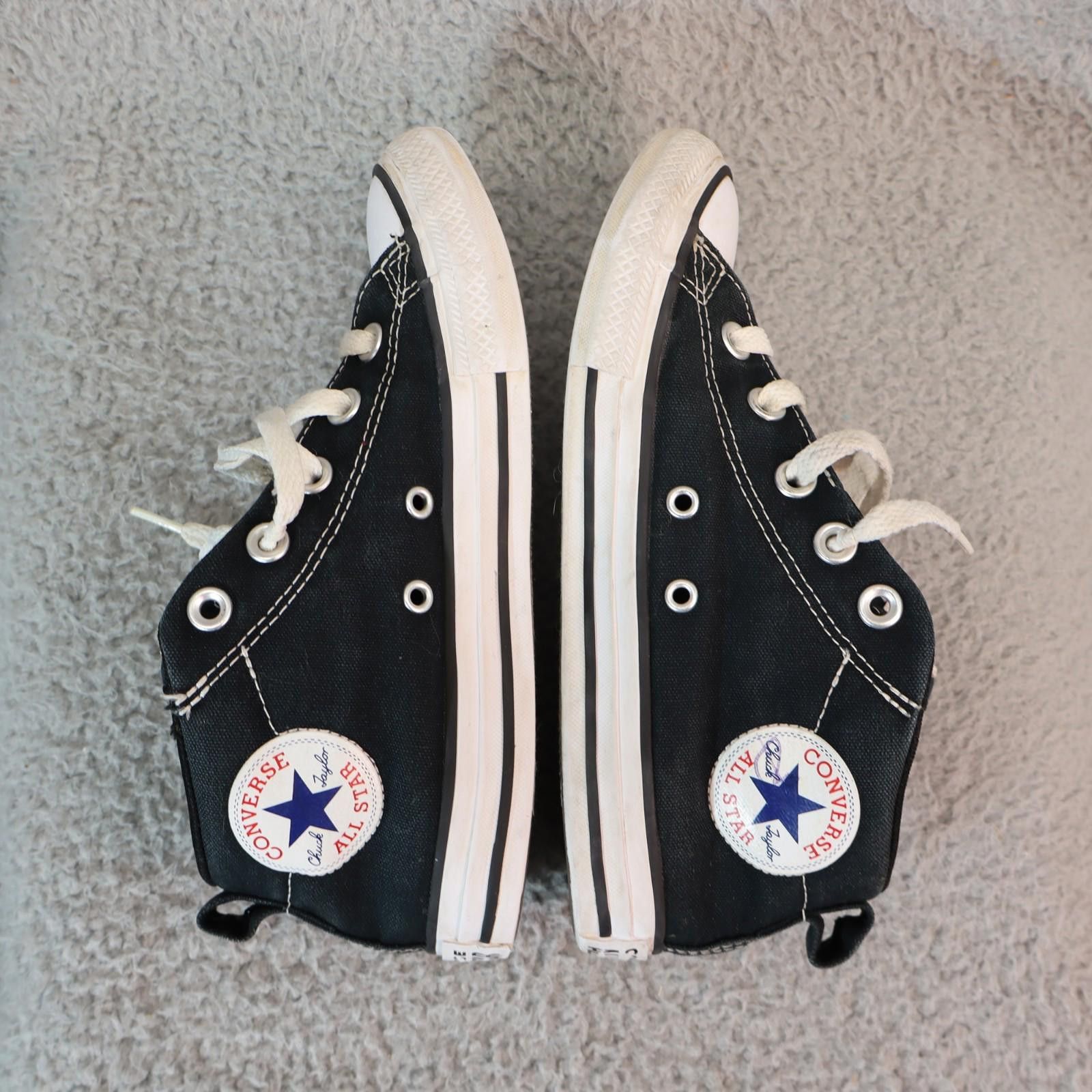 Converse 2Y Youth Converse CTAS Street Mid " Black White " A01720F Size US 5 / EU 37 - 7 Thumbnail