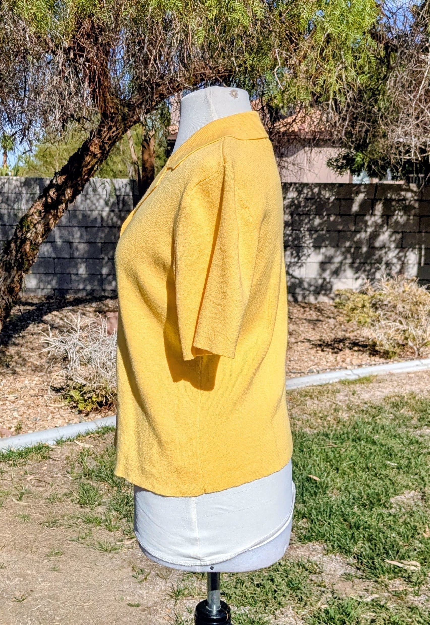 Other VTG Designers Originals Studio Sun Yellow Sweater Shirt Size M / US 6-8 / IT 42-44 - 2 Thumbnail