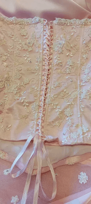 Other Vintage pink pron dress sz XS dress Size XS / US 0-2 / IT 36-38 - 5 Thumbnail