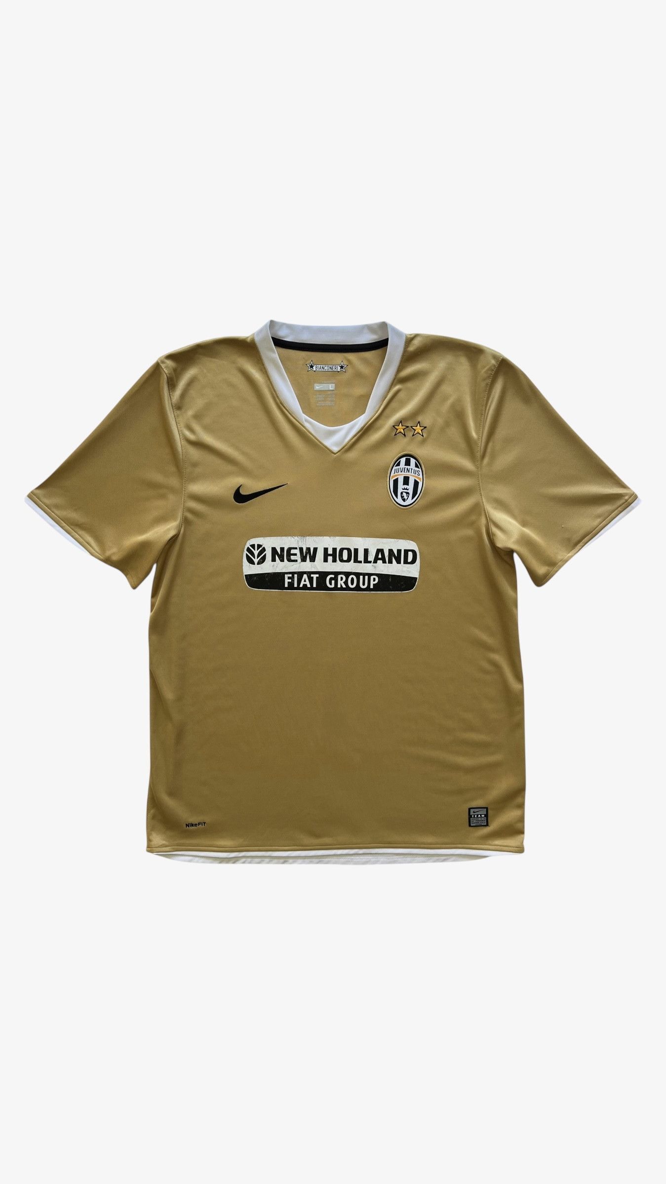 Nike Vintage Nike 2008 Juventus Del Piero Gold Football Jersey Size US L / EU 52-54 / 3 - 1 Thumbnail