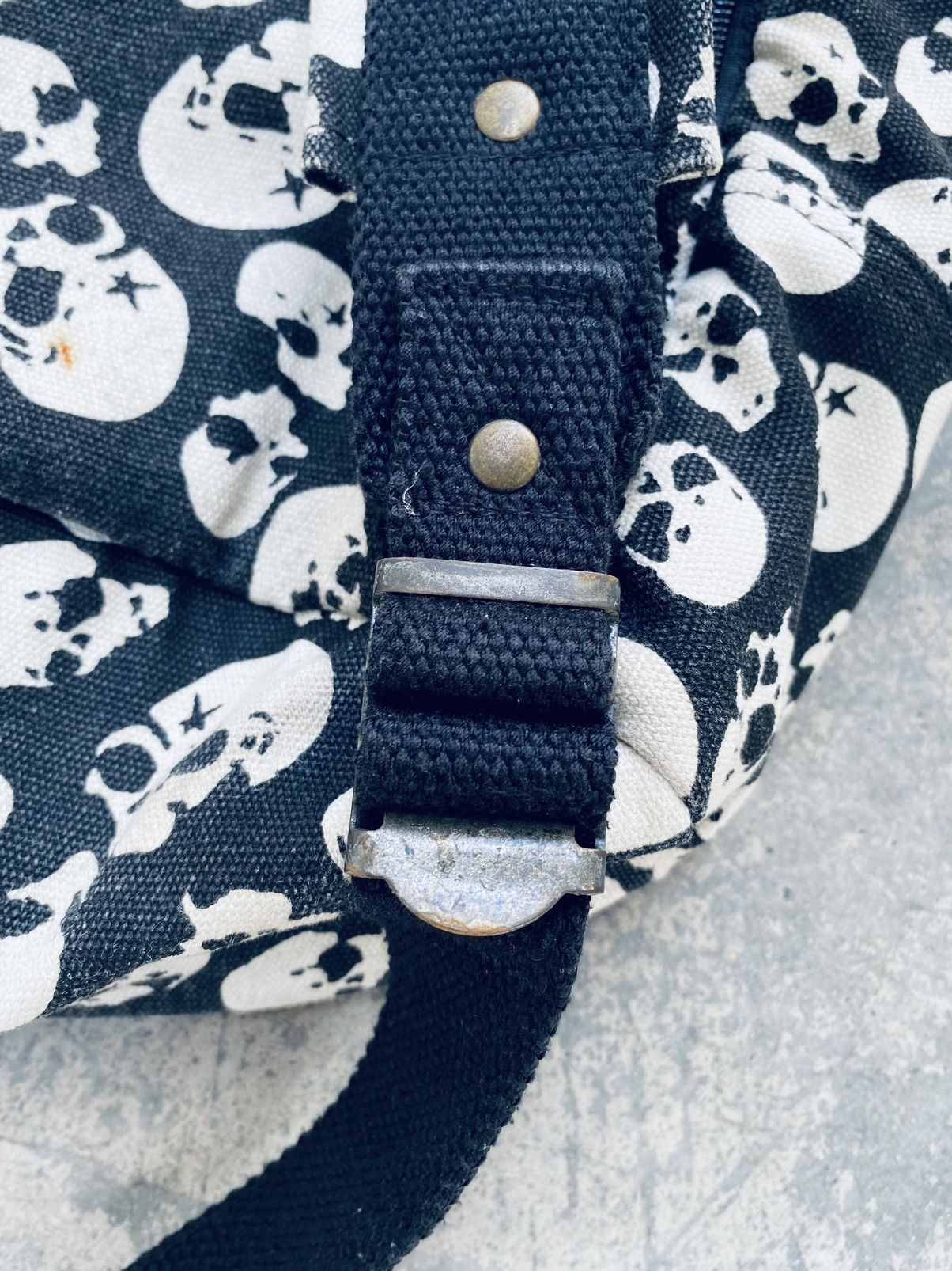 Vintage Vintage Fabric Connection Skull FullPrint Backpack Size ONE SIZE - 12 Thumbnail