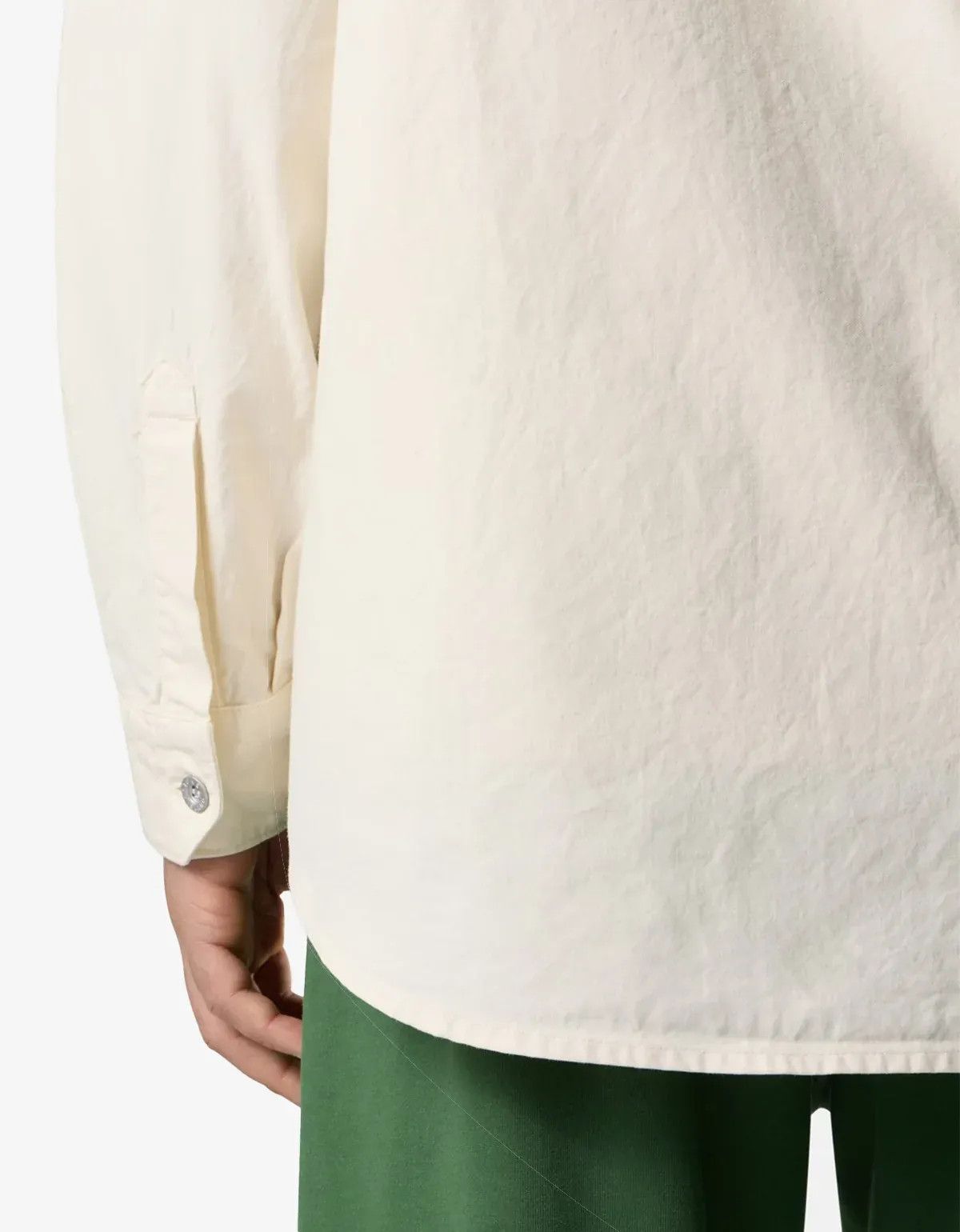 Stone Island Stone Island Marina White Logo Embroidery Overshirt Size US XL / EU 56 / 4 - 4 Thumbnail