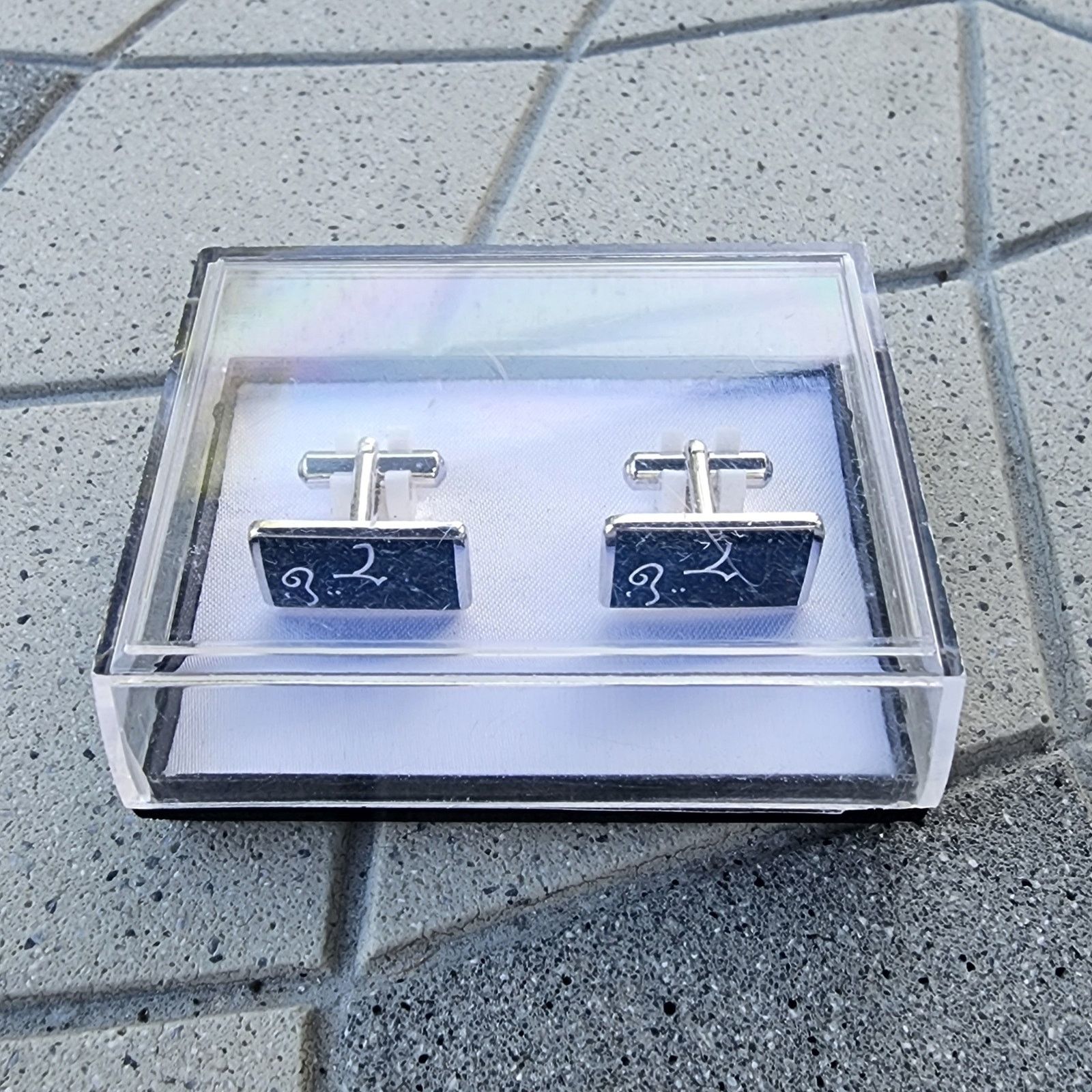 Vintage Gihōdō Vintage Japanese Script Cufflinks — Branded Box Size ONE SIZE - 2 Thumbnail