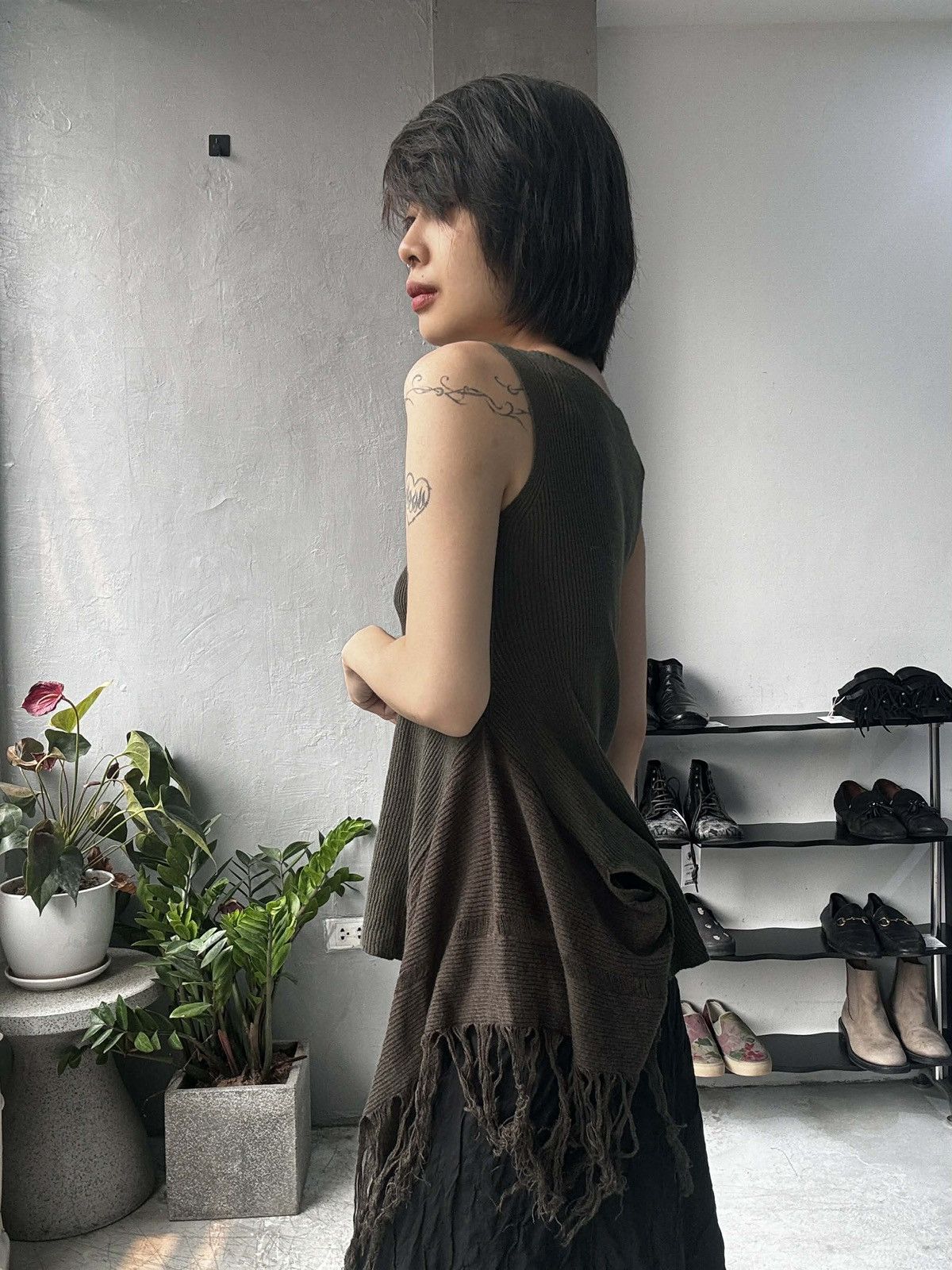 Y's Y’s Asymmetric Sleeveless Top Size M / US 6-8 / IT 42-44 - 3 Thumbnail