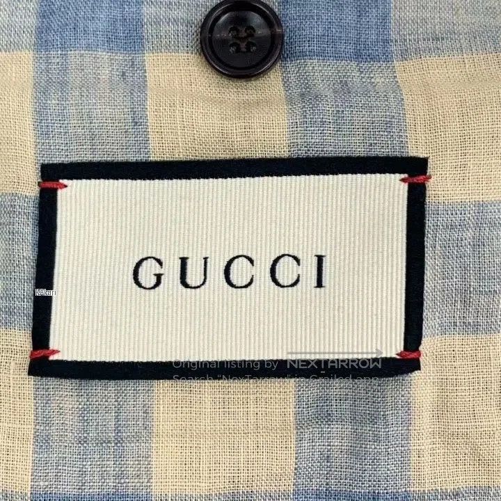 Gucci Gucci Blue Logo Embroidered Denim Jacket. Size US L / EU 52-54 / 3 - 5 Thumbnail