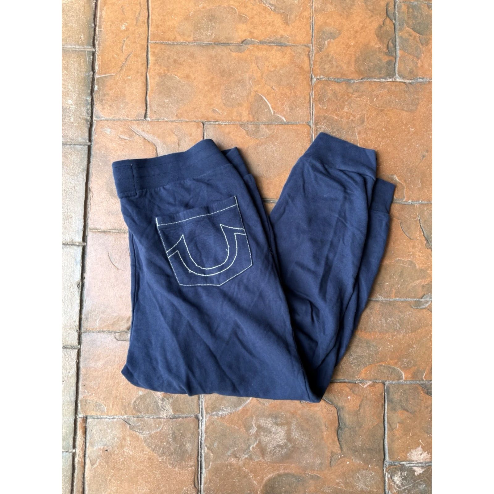 True Religion True Religion Joggers Sweatpants Men’s XL Blue Drawstring Pockets Size US 36 / EU 52 - 6 Thumbnail