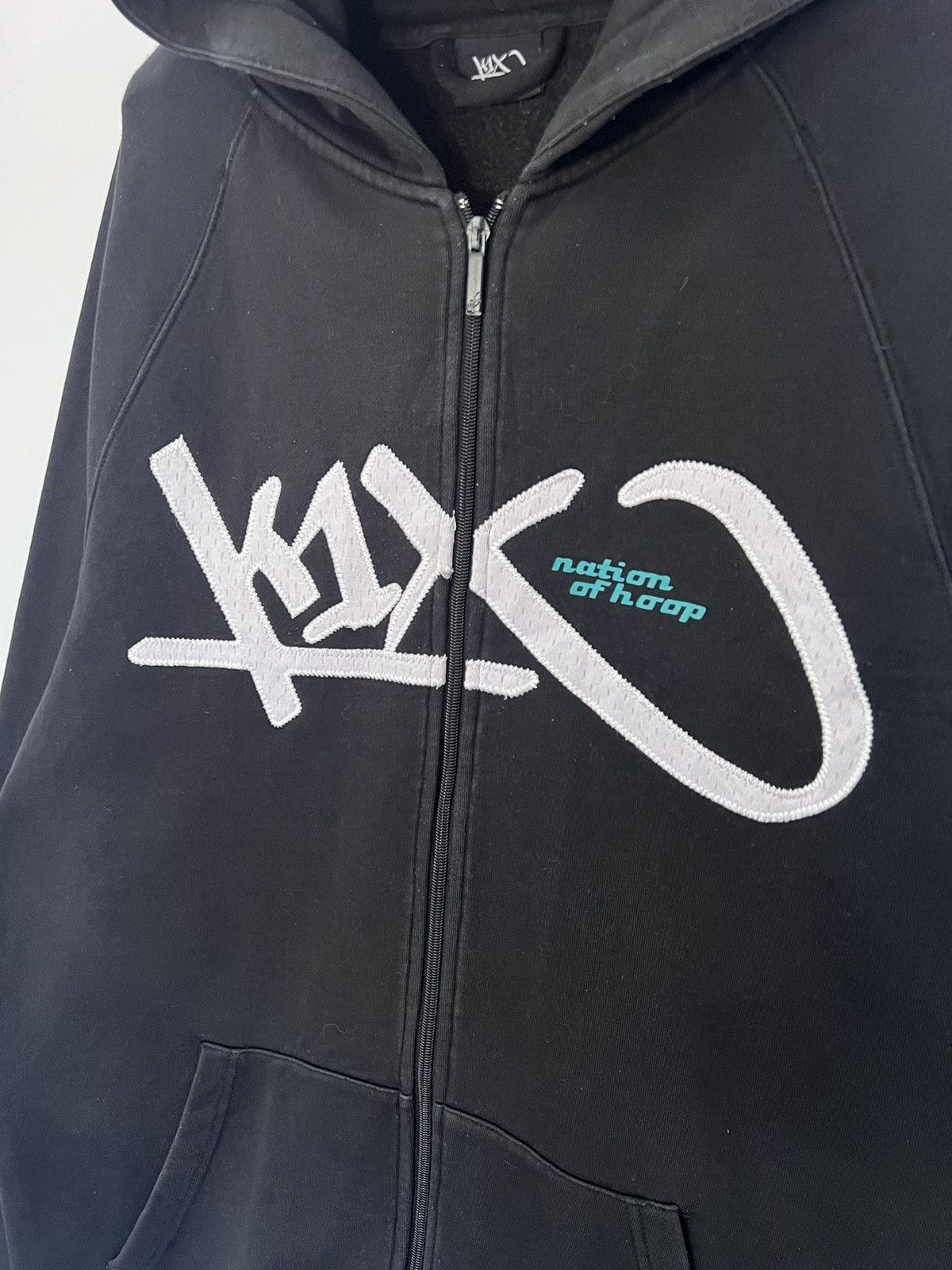 Japanese Brand 🔥 K1X japanese Streetwear black hoodie zipper - 2XL Size US L / EU 52-54 / 3 - 4 Thumbnail
