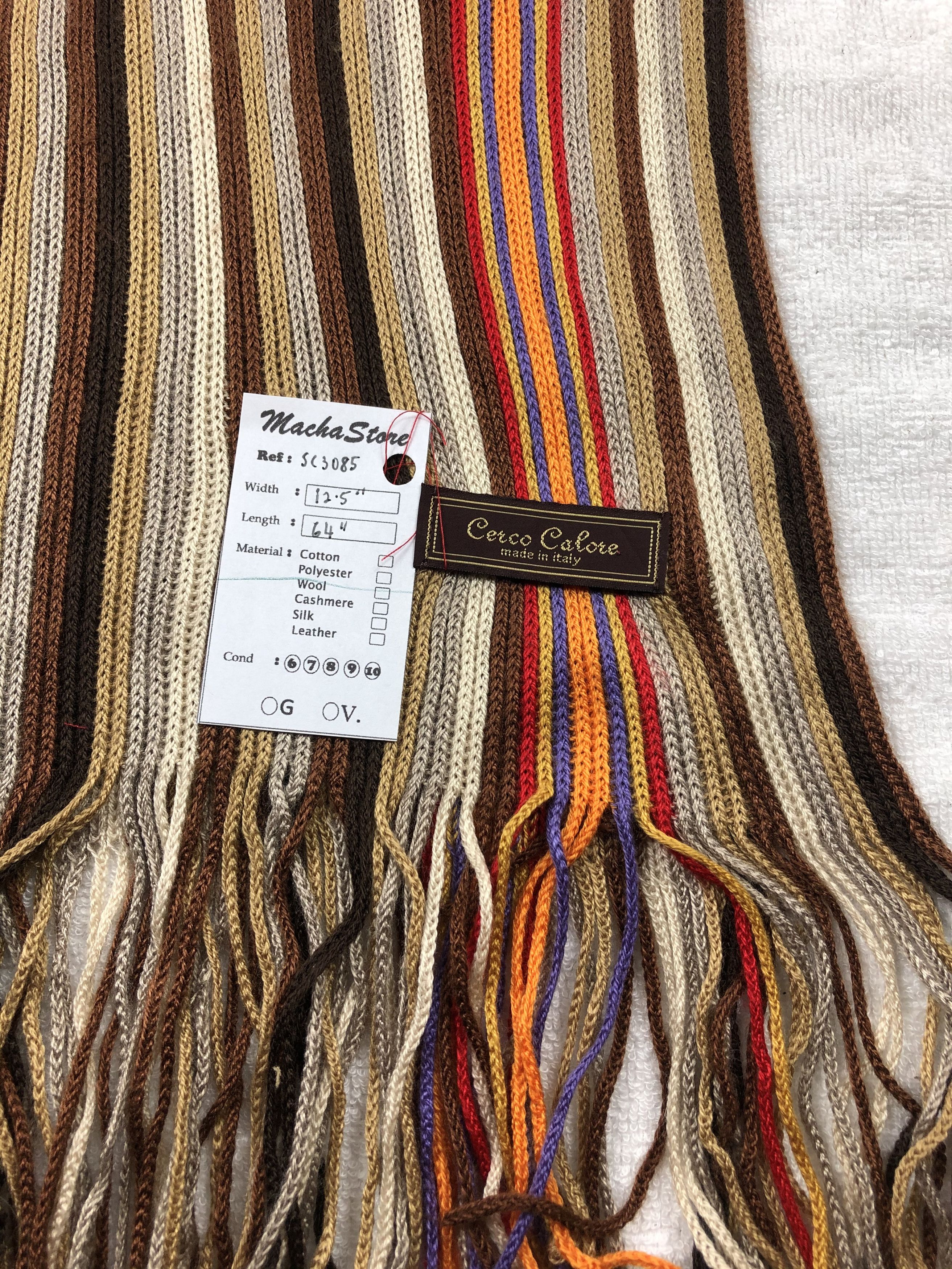 Vintage Cerco Calore Scarf / Muffler / Neckwear Size ONE SIZE - 3 Thumbnail