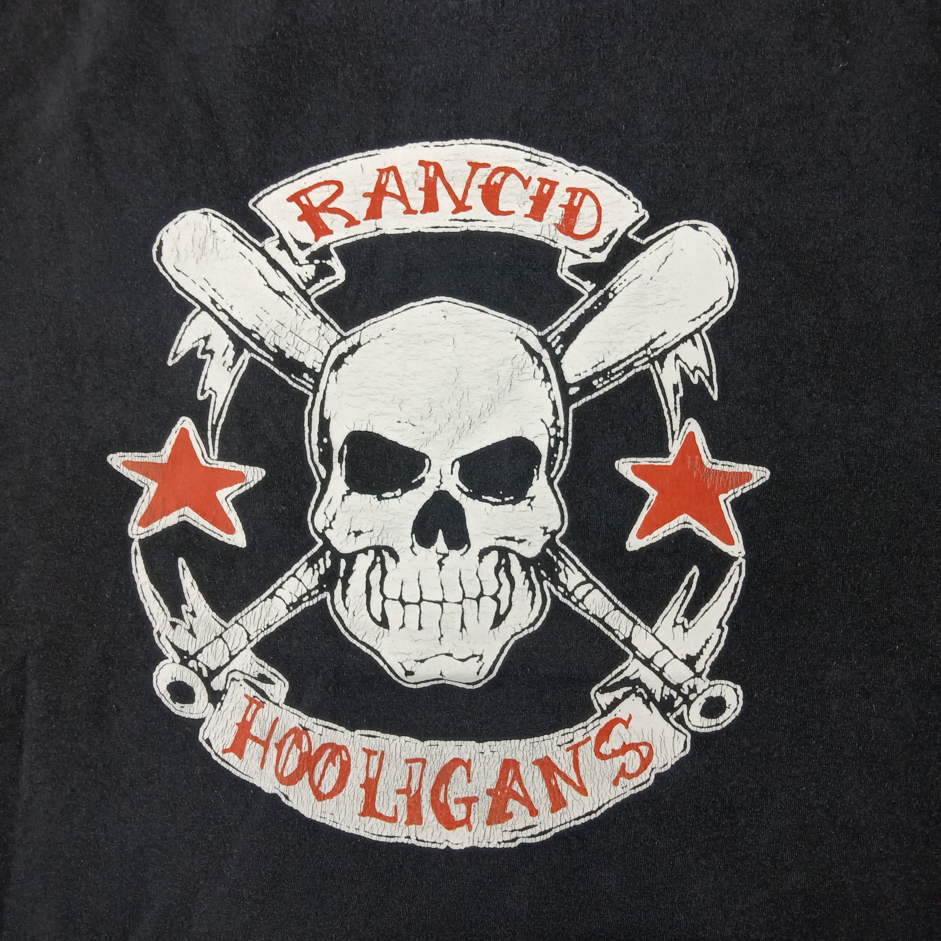 Band Tees Rancid Punk Rock Band Hooligans Distressed Tshirt Size US L / EU 52-54 / 3 - 3 Thumbnail
