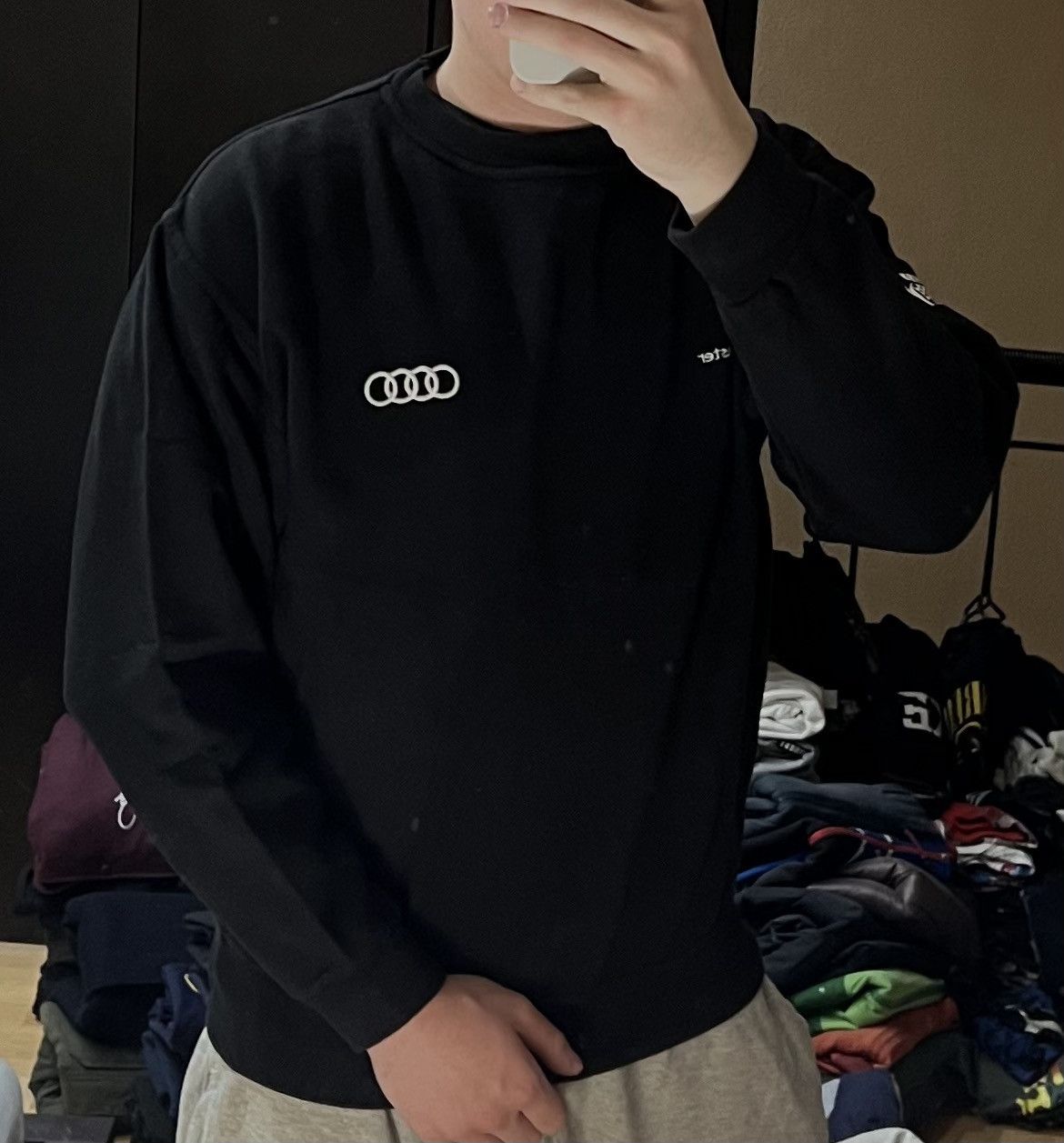 Audi × Vintage Vintage Y2k Audi 🖤 Racing Sweatshirt 00’s Size US M / EU 48-50 / 2 - 8 Thumbnail