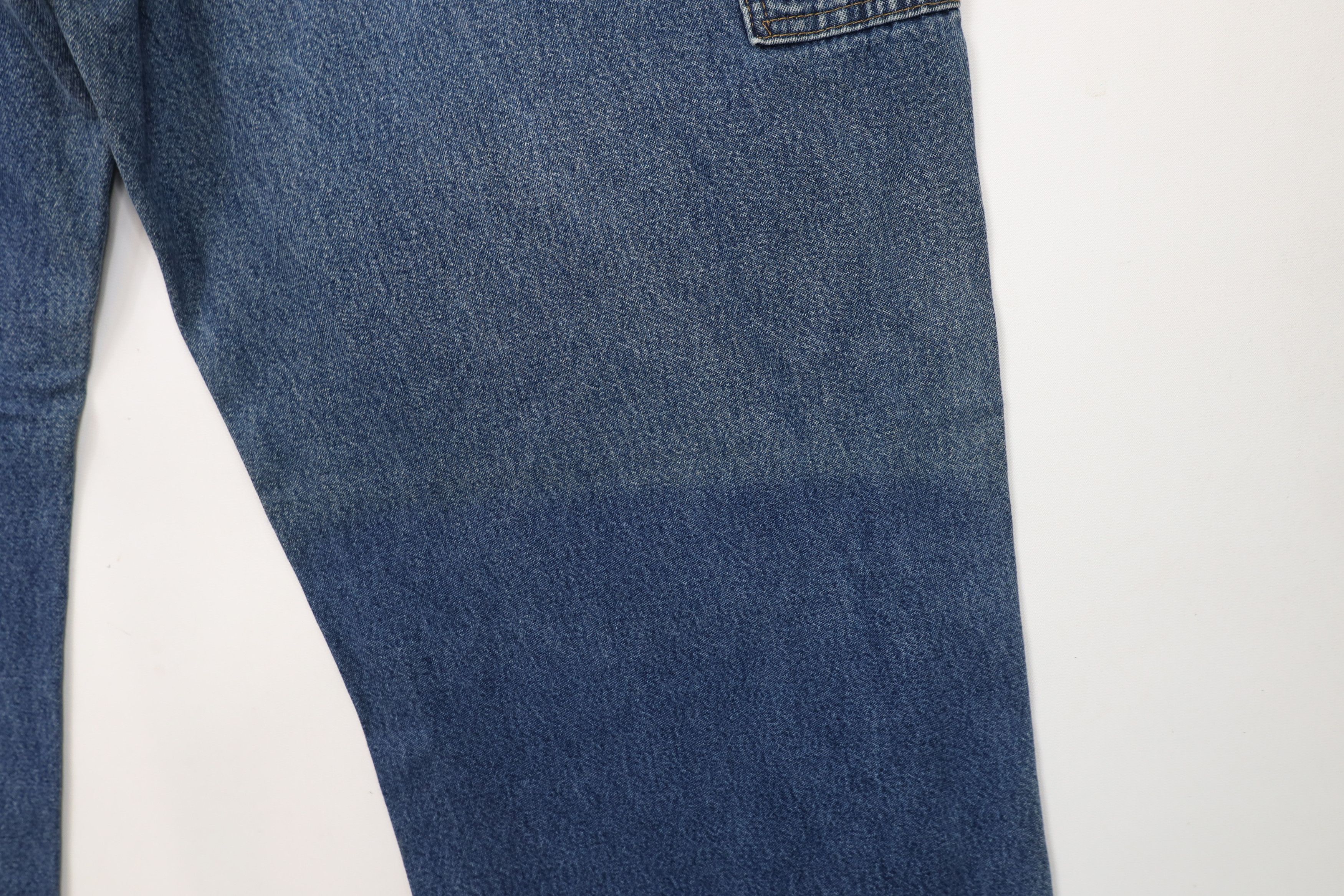 Carhartt × Vintage Vintage Carhartt Spell Wide Leg Dungaree Denim Jeans Blue Size US 40 / EU 56 - 11 Thumbnail