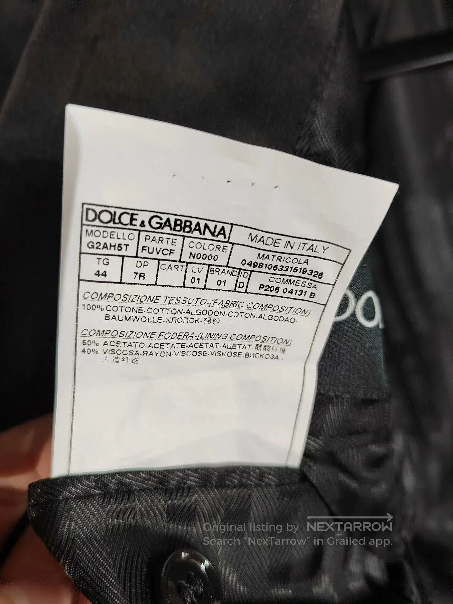 Dolce & Gabbana Dolce & Gabbana Black Velvet Blazer. Size US S / EU 44-46 / 1 - 6 Thumbnail