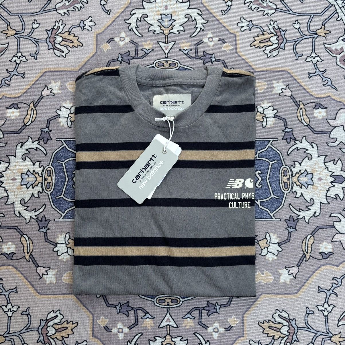 Carhartt Carhartt WIP × New Balance Short-Sleeve Sculpture Stripe Size US M / EU 48-50 / 2 - 6 Thumbnail