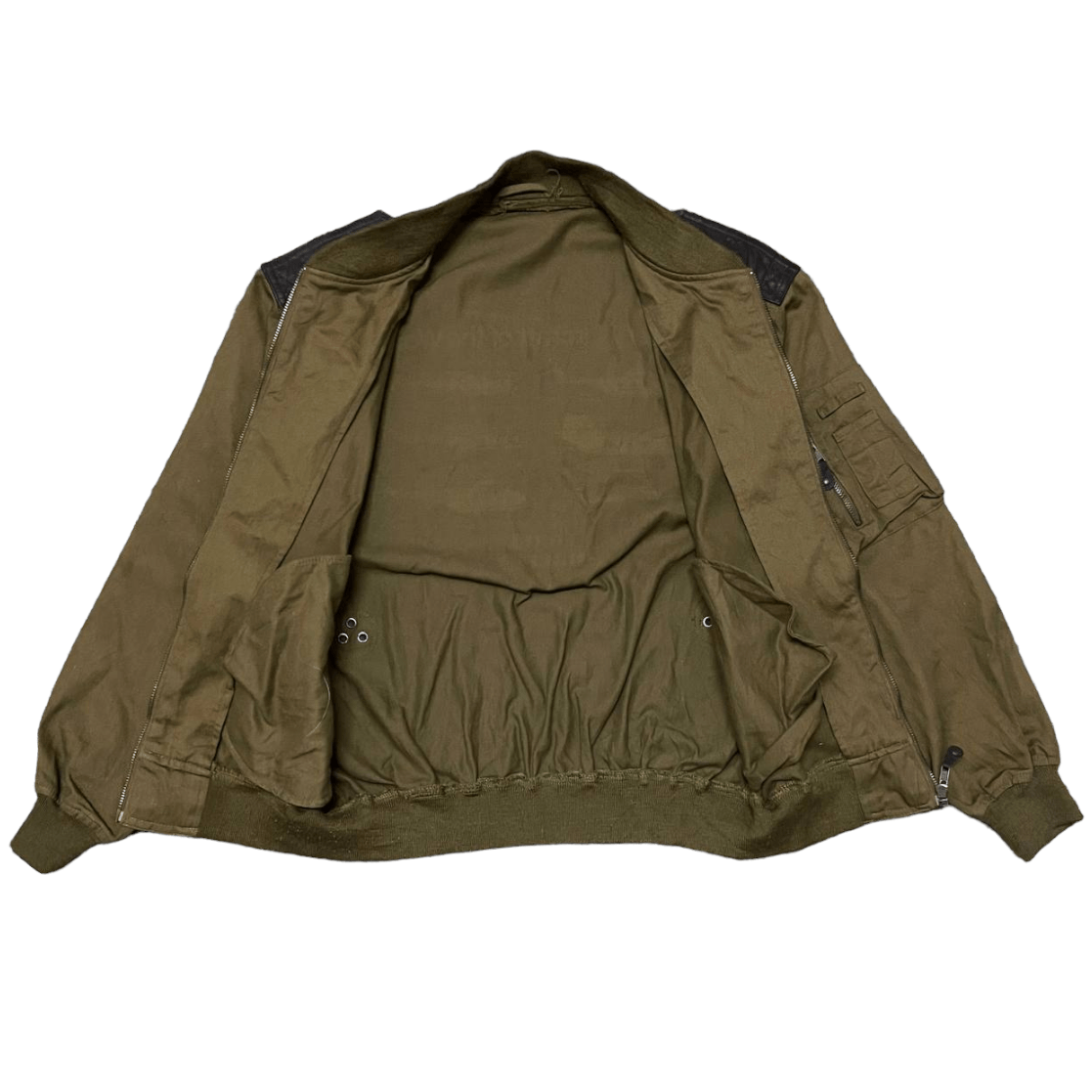 Japanese Brand Vintage Force Macees Military Aircraft Bomber Jacket Size US M / EU 48-50 / 2 - 9 Thumbnail