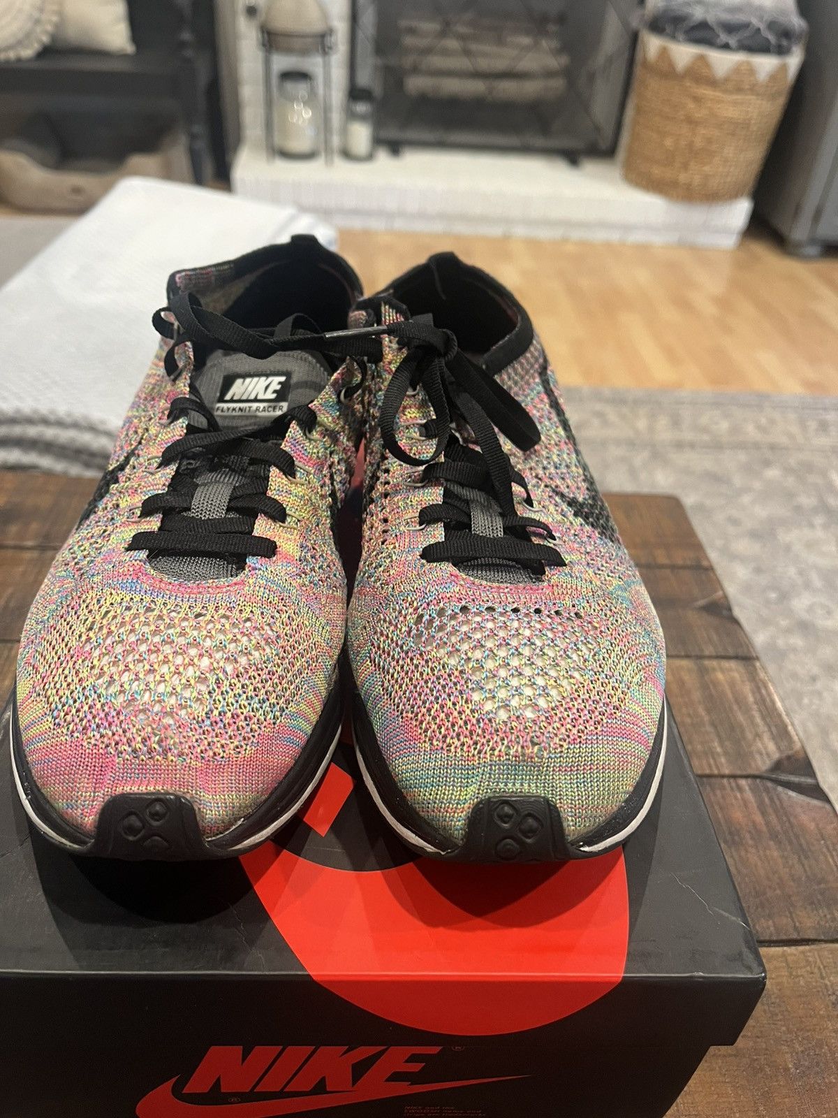 Nike Nike Flyknit Racer “Multi color 3.0” size 8.5 Size US 8.5 / IT 38.5 - 4 Thumbnail
