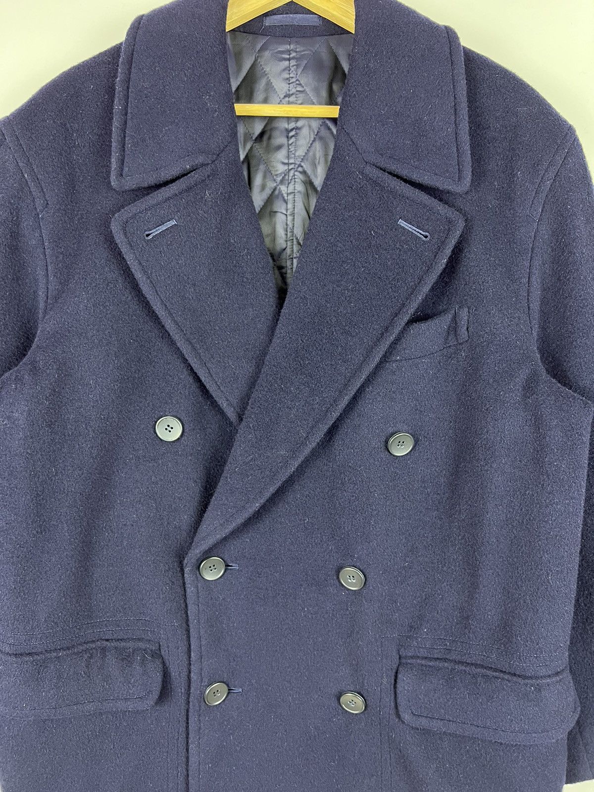 PPFM 🔥 VTG PPFM MANIC USN FW1 WOOL DOUBLE BREAST OVERCOAT JACKET Size US L / EU 52-54 / 3 - 4 Thumbnail
