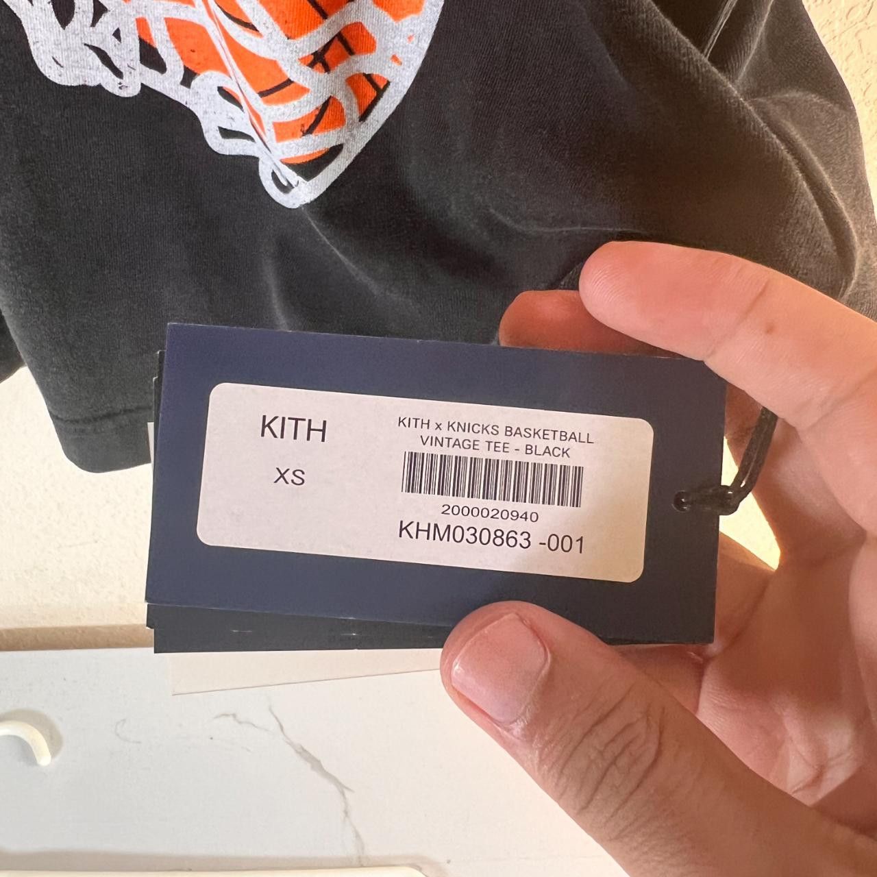 Kith Kith New York Knicks Basketball Vintage Tee Black XS Size US XS / EU 42 / 0 - 3 Thumbnail
