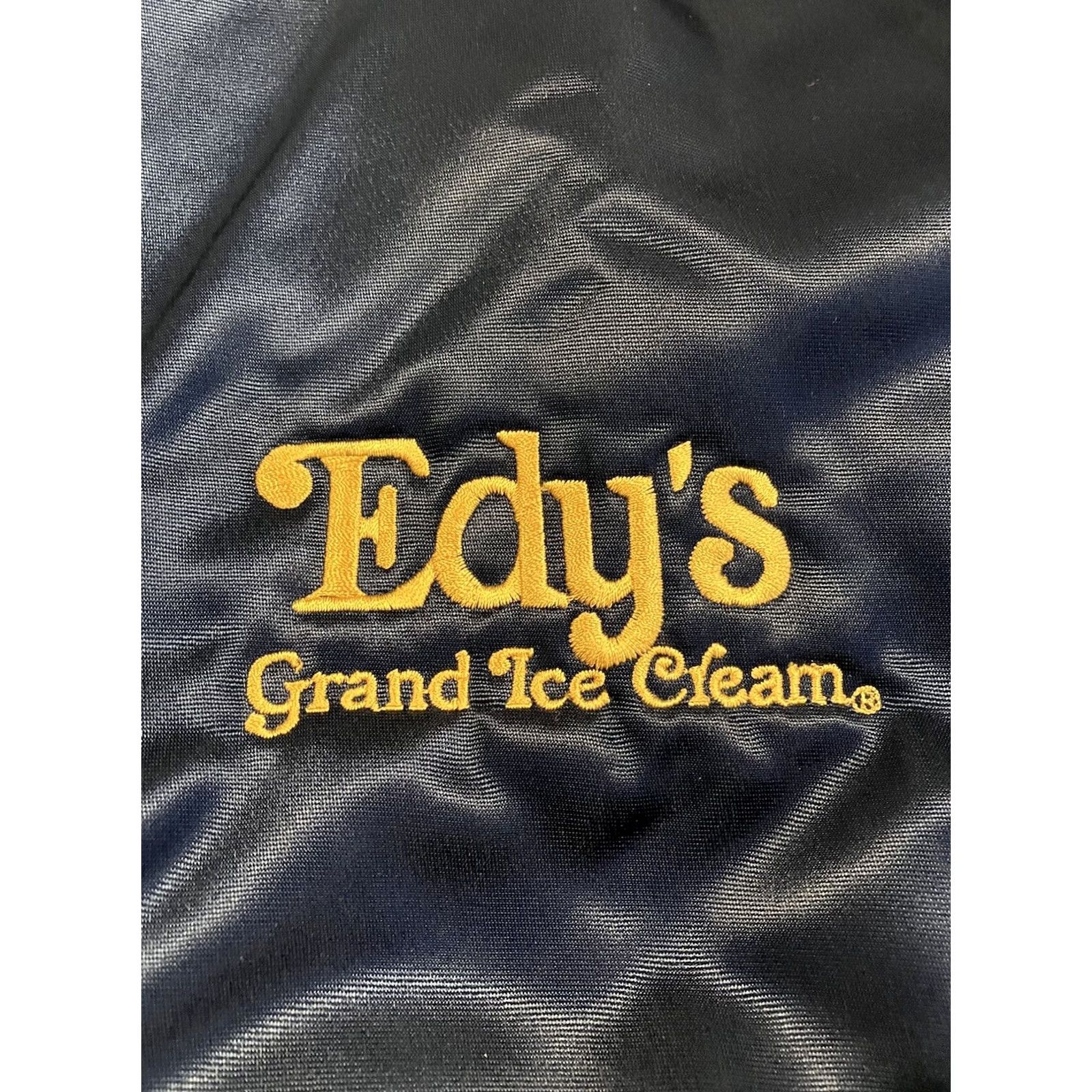 Vintage VINTAGE RARE DEAD STOCK Game Sportswear Satin Jacket 2XL Blue Bomber Jacket Mens EDY'S ICE CREAM Satin JACKET XXL Size US XXL / EU 58 / 5 - 2 Thumbnail
