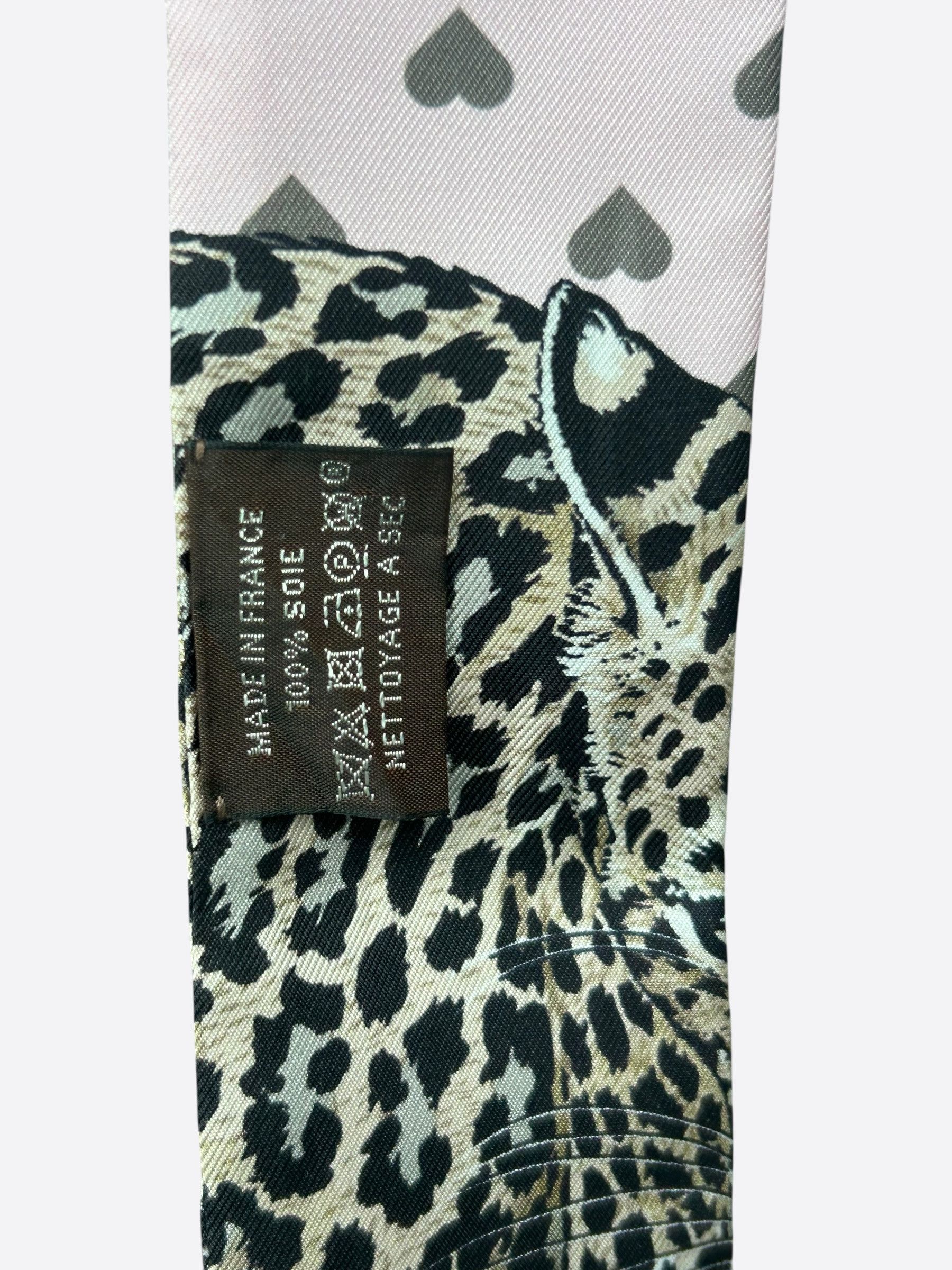 Hermes Hermes Pink Jungle Love Twilly Size ONE SIZE - 3 Thumbnail