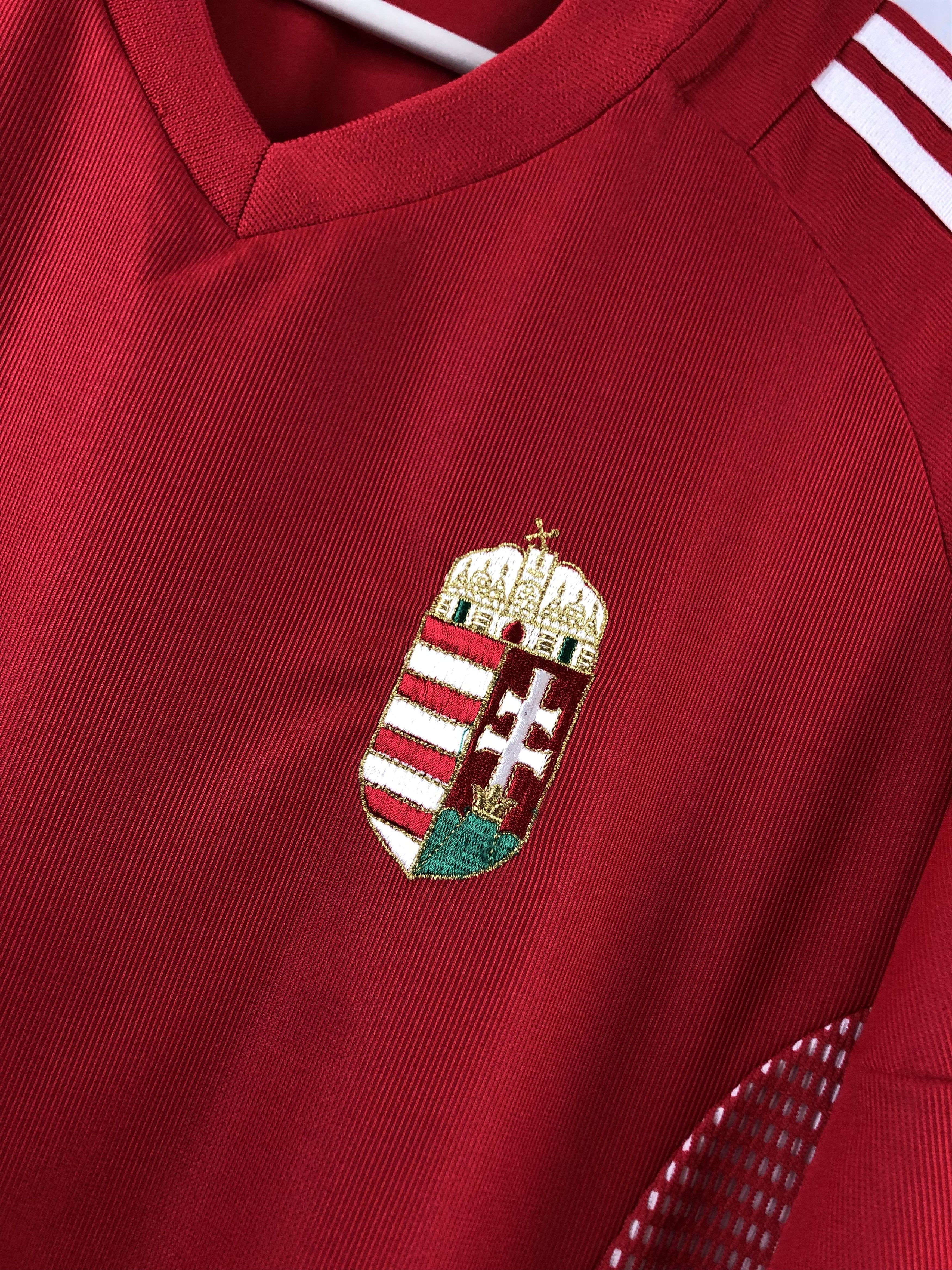 Vintage Vintage Adidas Hungary football shirt 2002 Soccer Jersey Size US XL / EU 56 / 4 - 5 Thumbnail