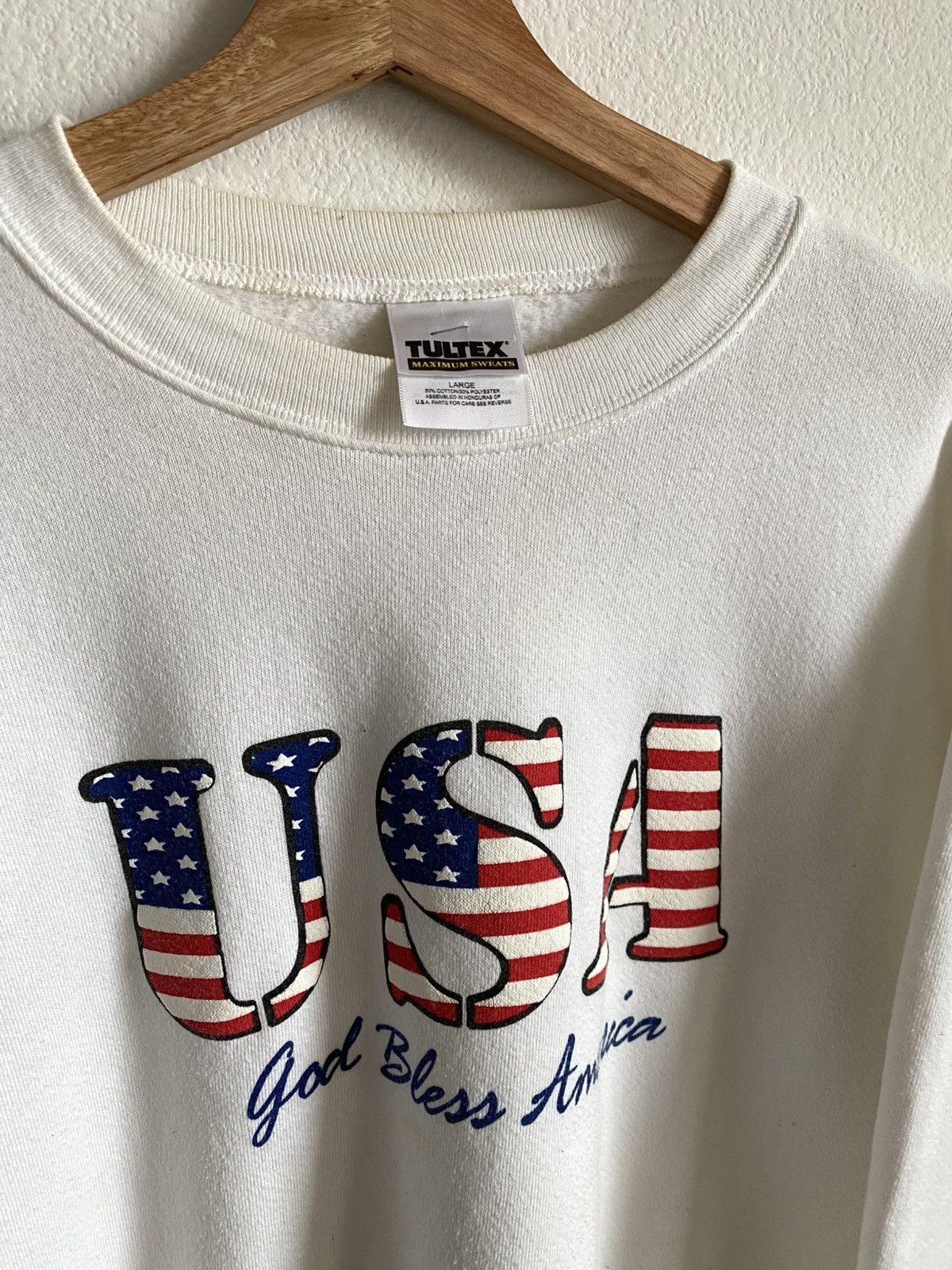 Vintage Vintage 90s USA 🇺🇸 Crewneck Sweatshirt Size US L / EU 52-54 / 3 - 3 Thumbnail