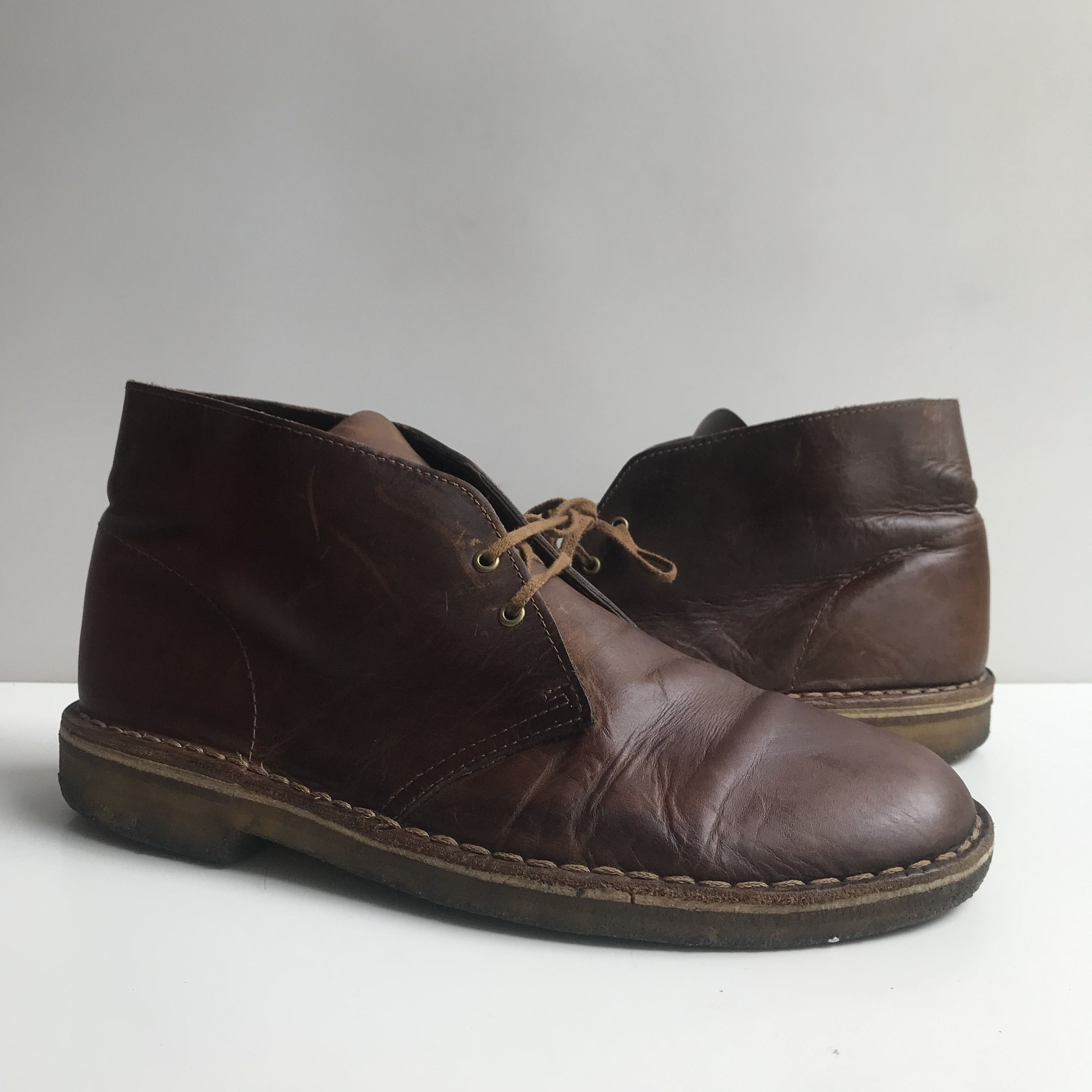 Clarks Vintage Mk1 Clarks Dessert Boots Brown crazy horse leather9u Size US 10 / EU 43 - 8 Thumbnail