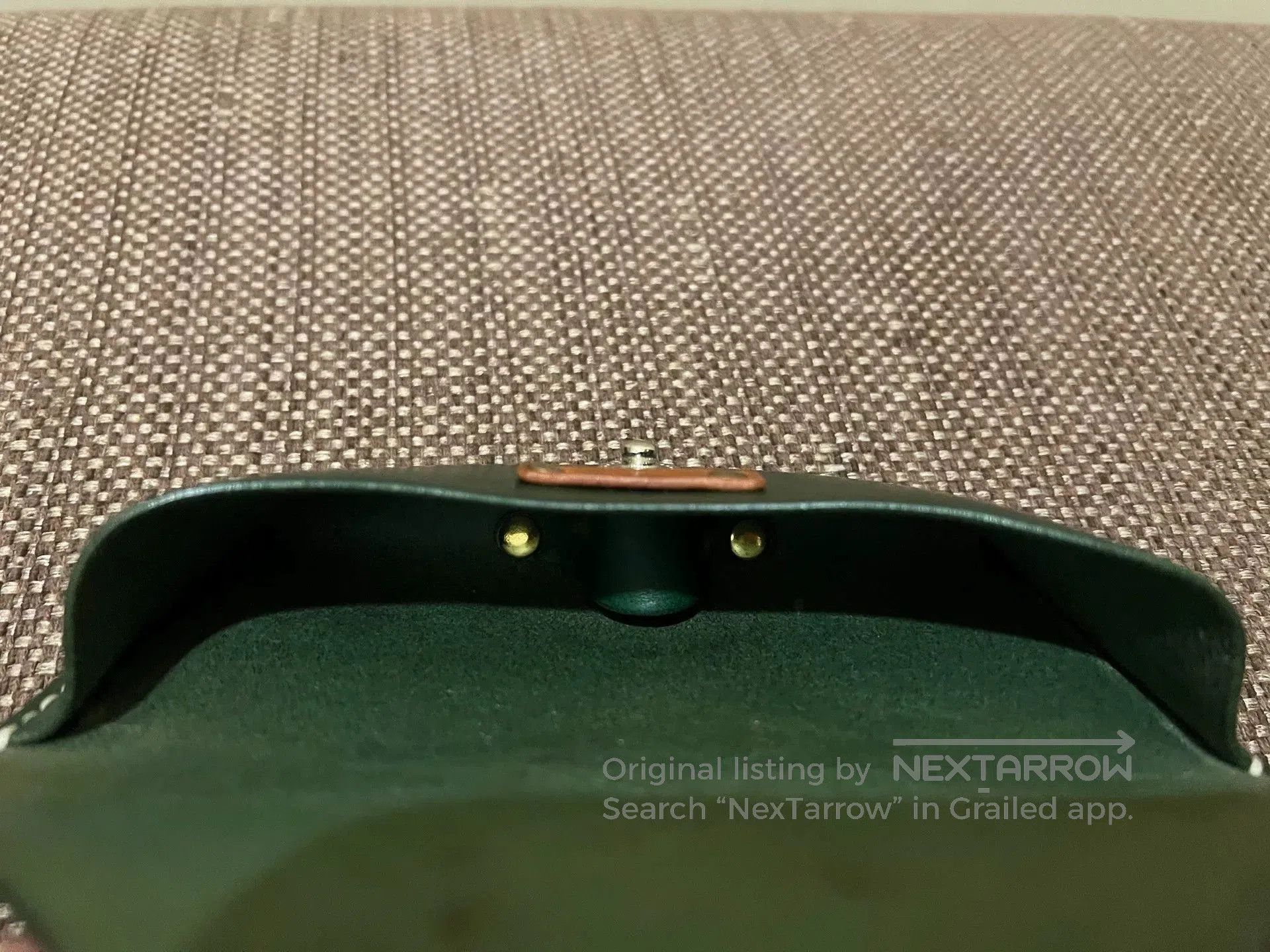 RRL Ralph Lauren RRL HK Dark Green Leather Glasses Case. Size ONE SIZE - 6 Thumbnail