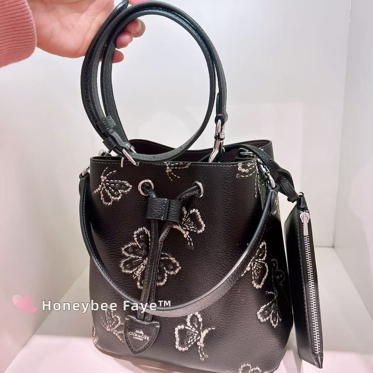 Coach Rowan Bucket Bag With Butterfly Print CCK89 Size ONE SIZE - 4 Thumbnail