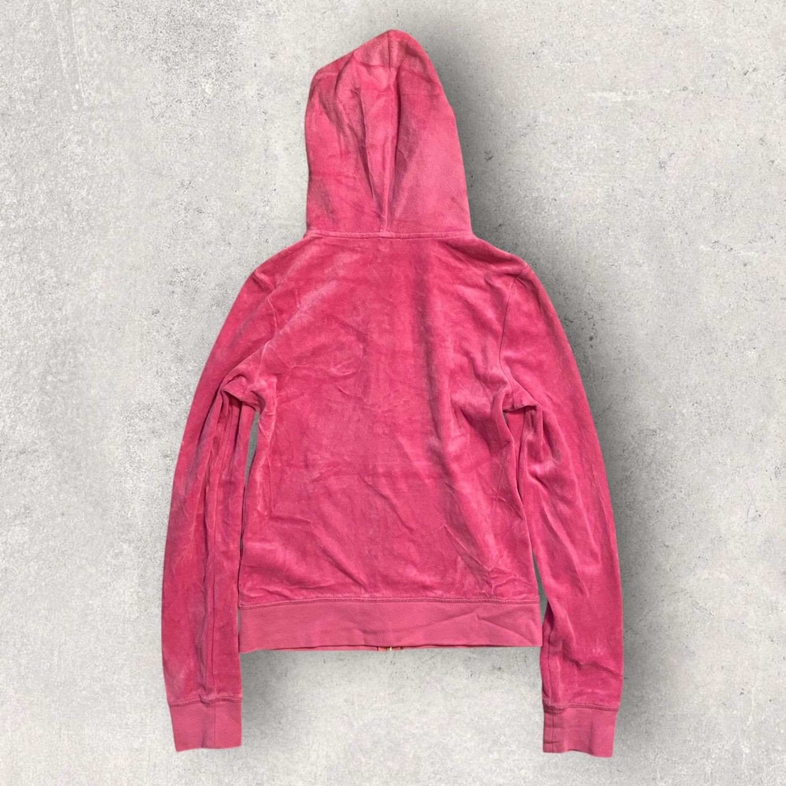 Juicy Couture Vintage Y2K Juicy Couture Velour Track Jacket Hoodie Size M / US 6-8 / IT 42-44 - 6 Thumbnail