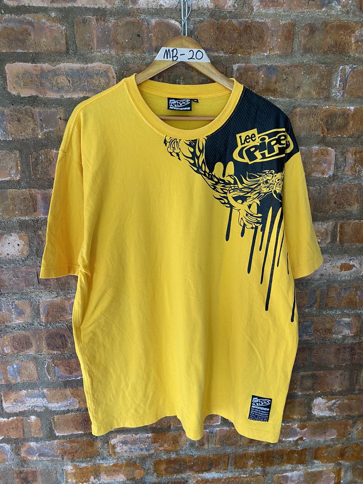 Rap Tees 🔥1990s Lee Pipes x Grafiti and Dragons 08 rap tee Size US XL / EU 56 / 4 - 2 Thumbnail