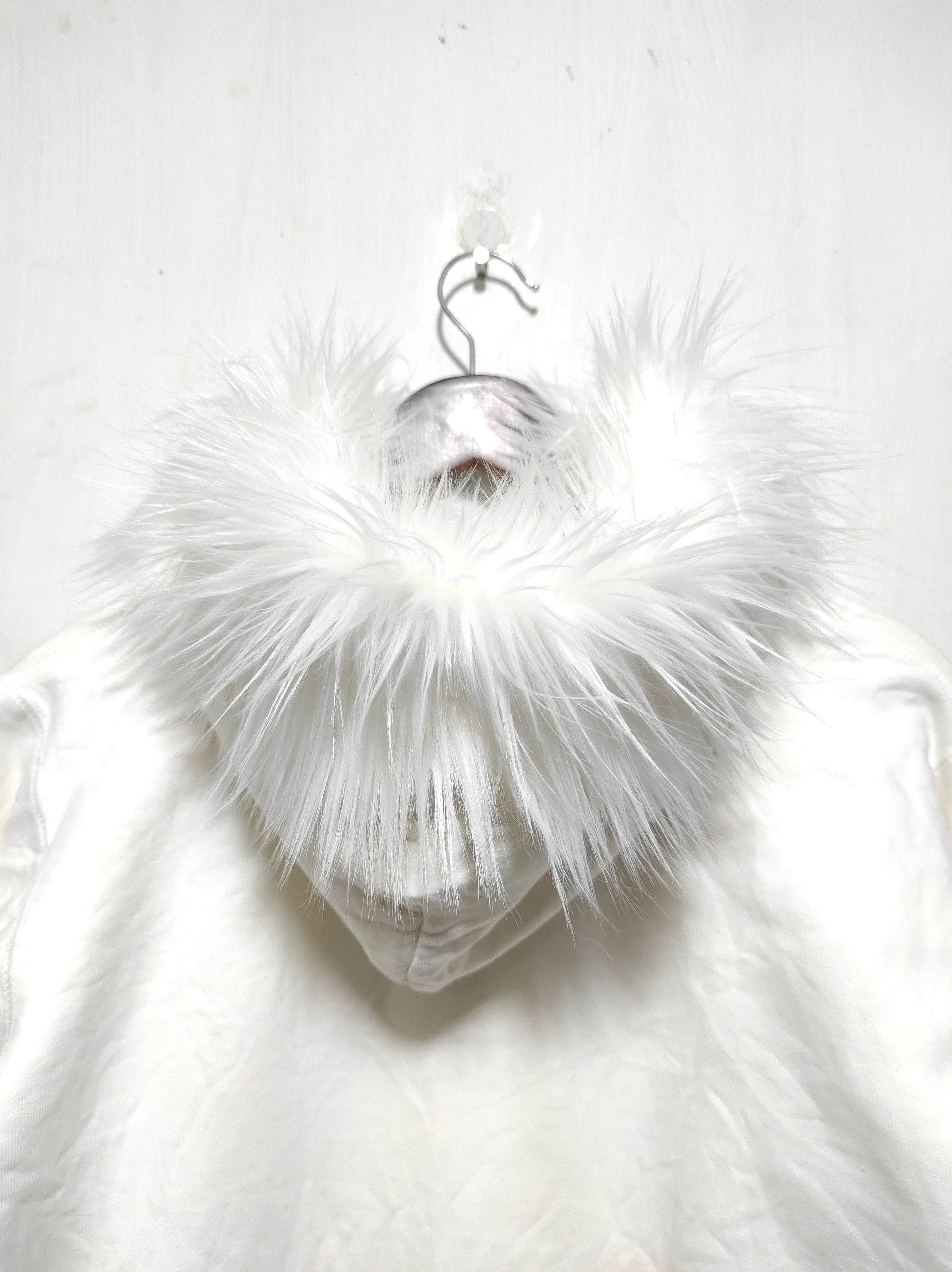 Japanese Brand Sanjushi Japan Fur Hoodie IfSixWasNine LGB style white Size US M / EU 48-50 / 2 - 10 Thumbnail
