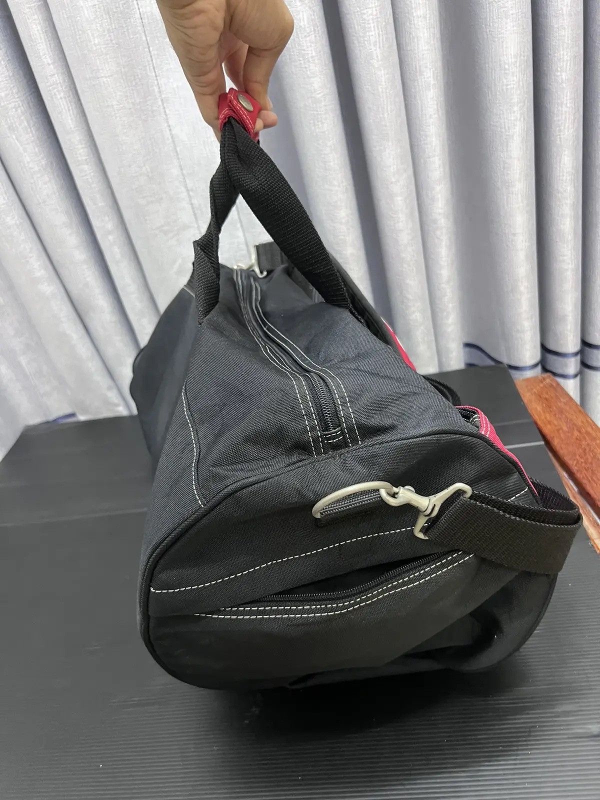 Adidas Vintage Adidas Bag Duffle Travel Bag Size ONE SIZE - 4 Thumbnail