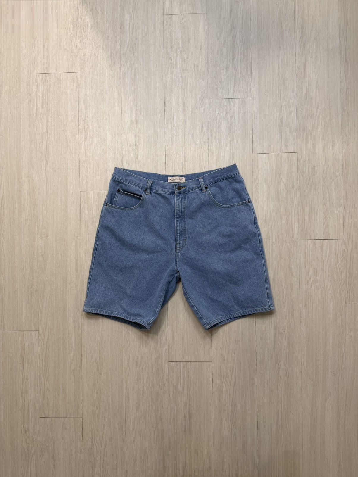 Other Vintage Great Land Light Wash Jean Shorts Size US 38 / EU 54 - 1 Thumbnail