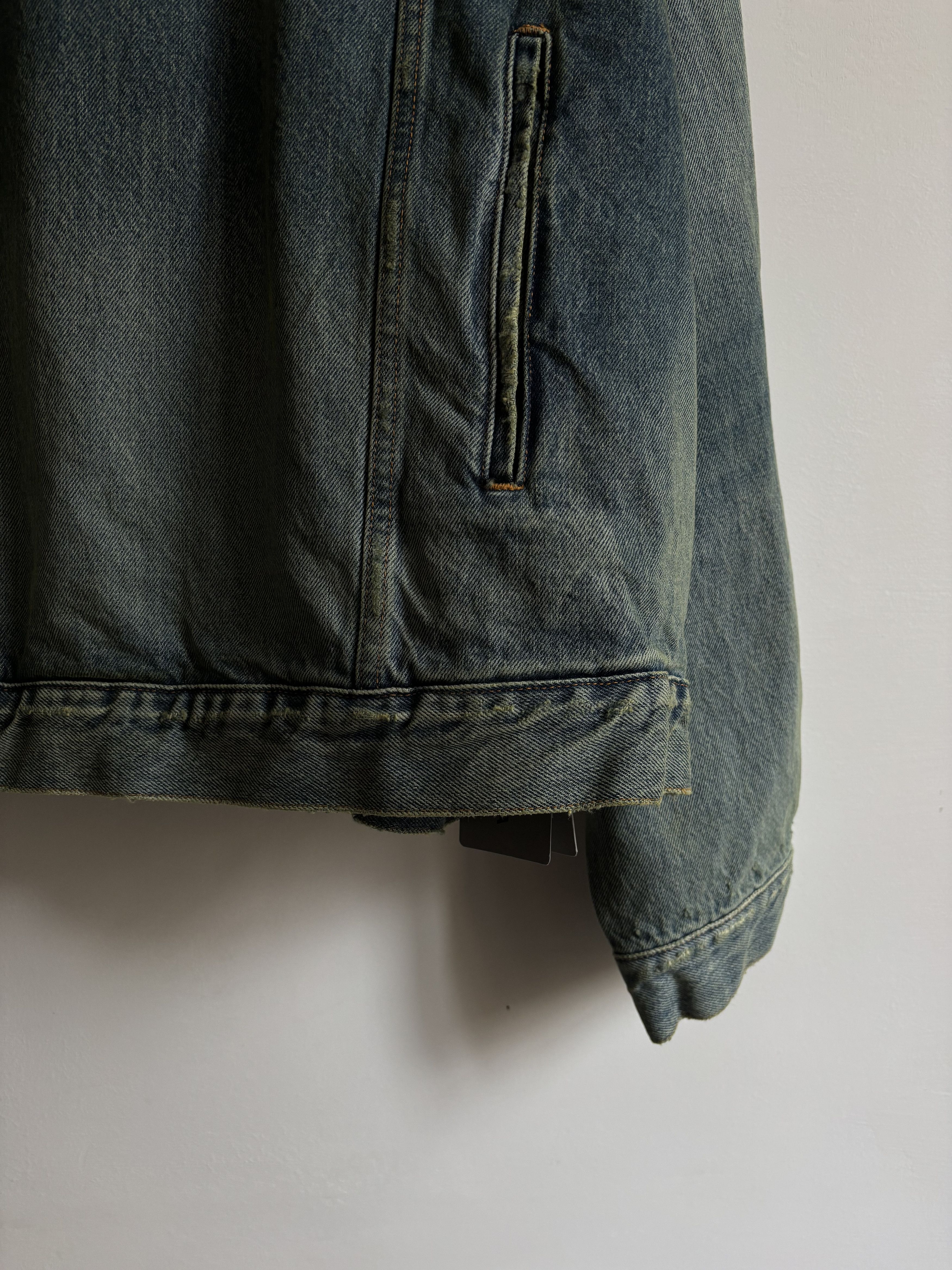 Balenciaga Denim Hoodie Pull-Over Size US S / EU 44-46 / 1 - 2 Thumbnail