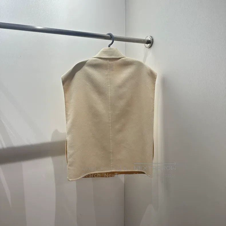 Hermes Hermes Cashmere Notched Lapel Thin Double Face Vest Jacket Size XS / US 0-2 / IT 36-38 - 2 Thumbnail