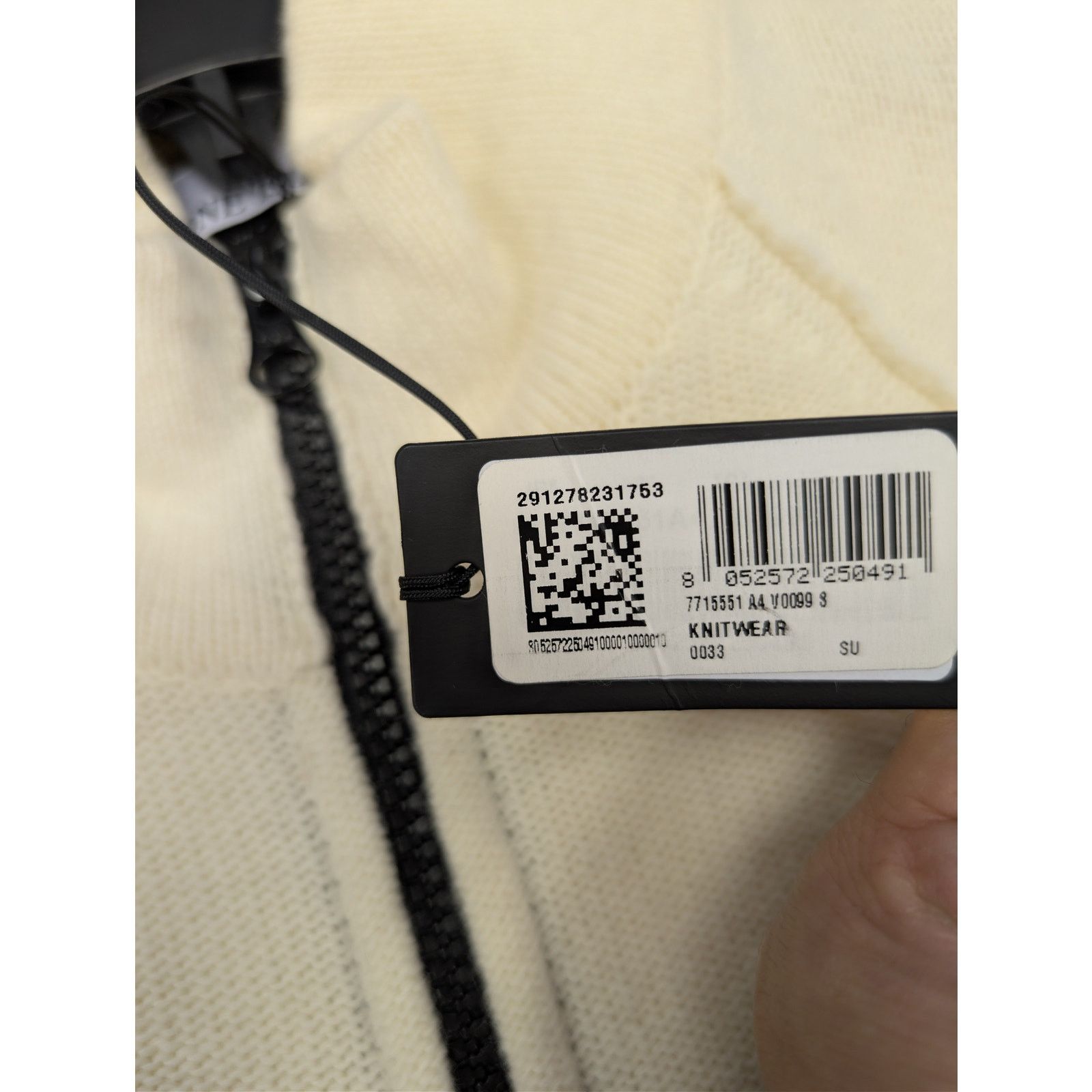 Stone Island o1rshd1 Zip-Up Cardigan Knitwear Sweater Jacket off-white Size US S / EU 44-46 / 1 - 22 Thumbnail