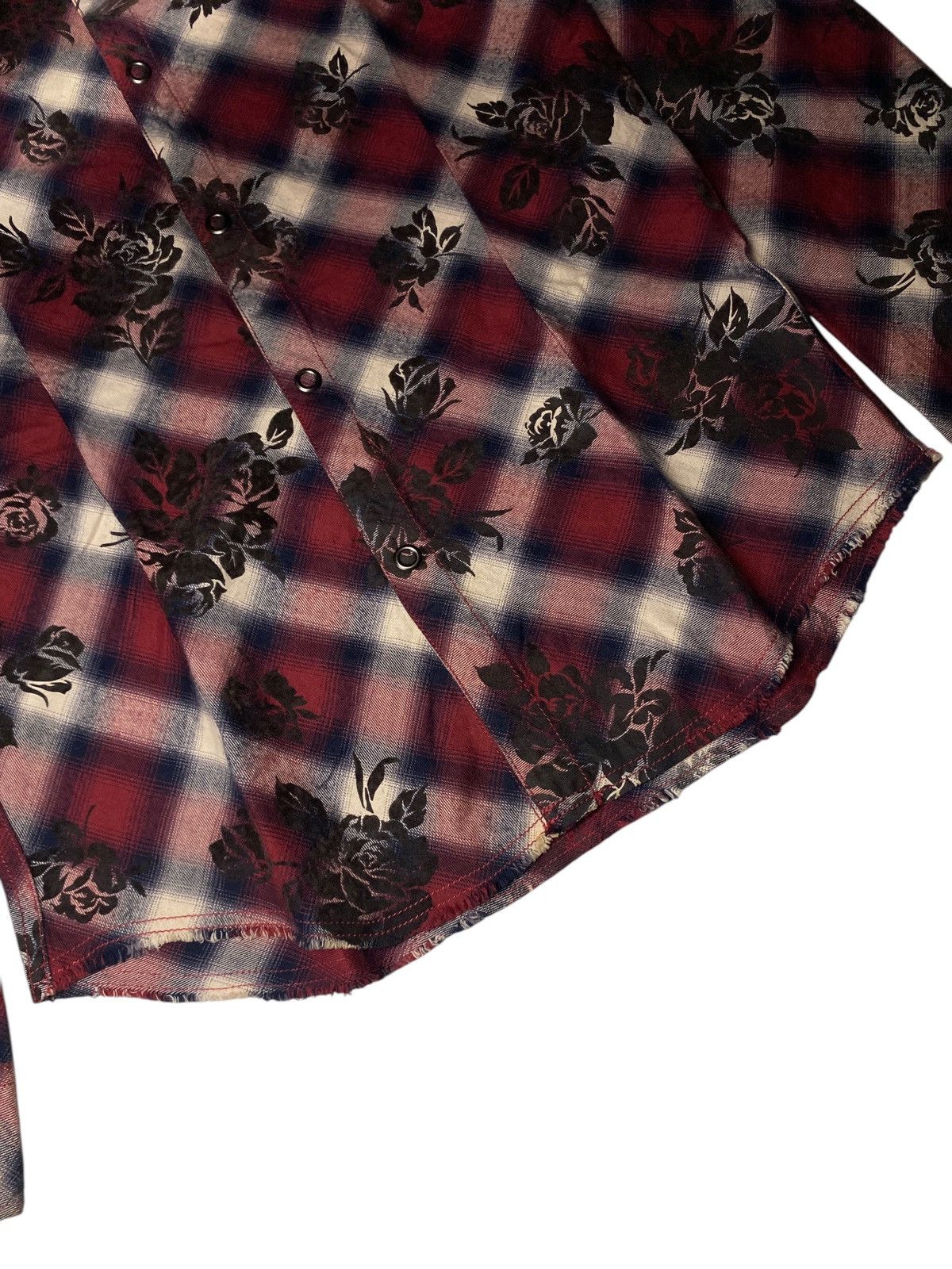 If Six Was Nine 2000's Tornado Mart Unfinished Floral Shirts Size US S / EU 44-46 / 1 - 7 Thumbnail