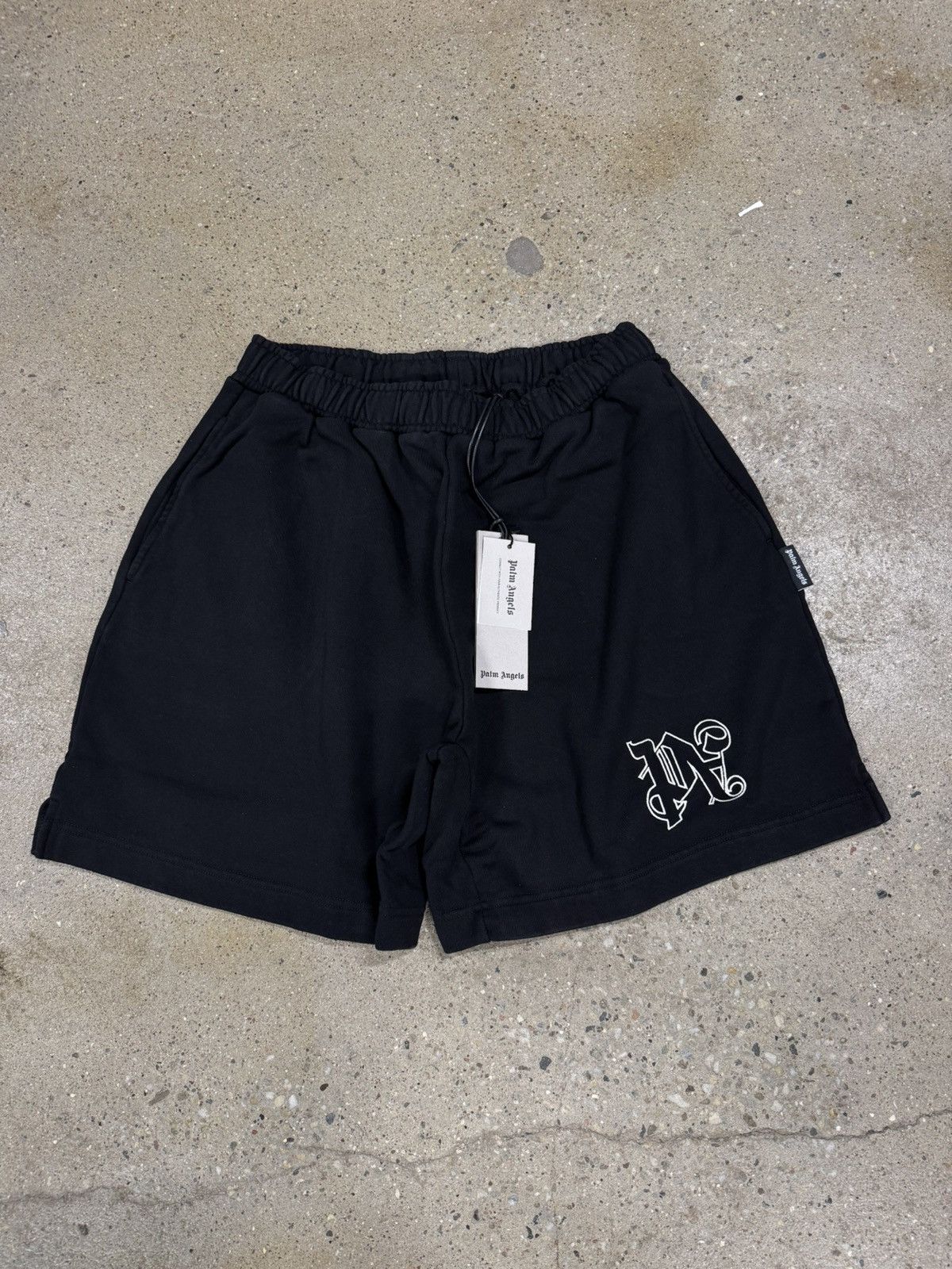 Palm Angels Palm Angels PA Monogram Sweatshorts NEW 550$ Size US 32 / EU 48 - 1 Thumbnail