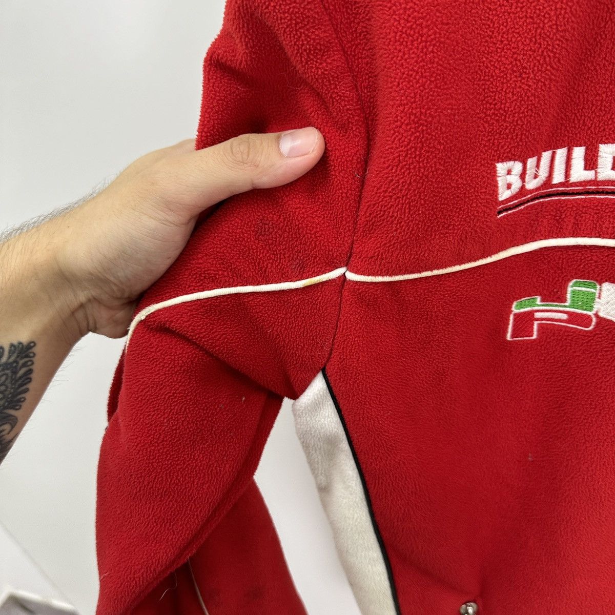 Ducati × Vintage Vintage 90s Ducati Racing BuildBase Fleece y2k hype og Italy Size US M / EU 48-50 / 2 - 7 Thumbnail