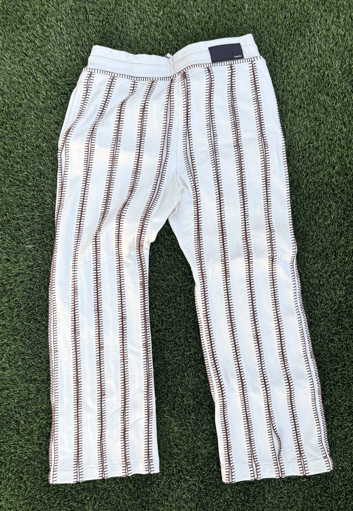 Amiri AMIRI STITCH FLARE PANTS Size US 32 / EU 48 - 9 Thumbnail