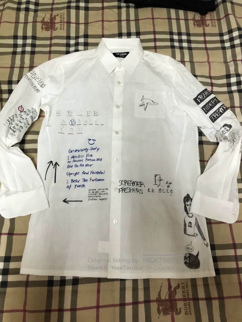 Raf Simons Raf Simons 15aw graffiti shirt Size US M / EU 48-50 / 2 - 1 Thumbnail