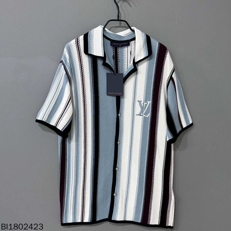 Louis Vuitton Louis Vuitton FW25 Embroidered Stripe Shirt Size US S / EU 44-46 / 1 - 1 Thumbnail