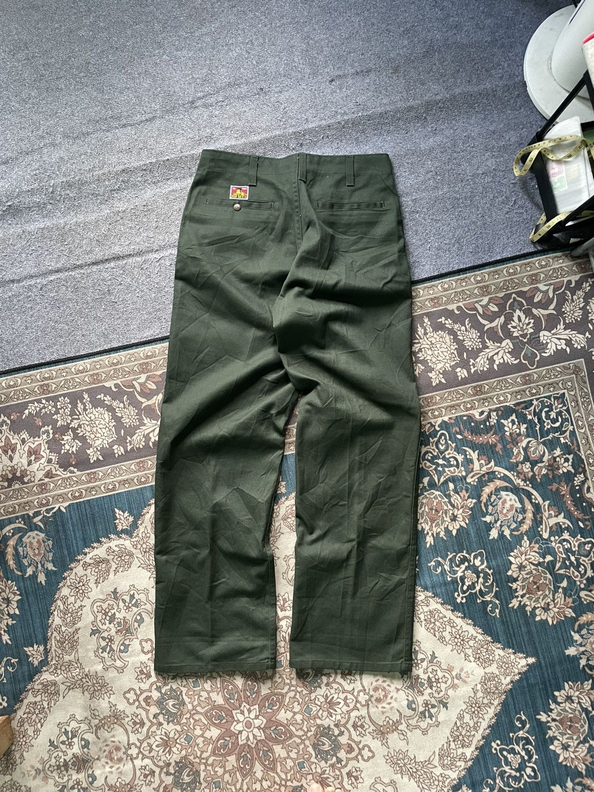 Ben Davis × Vintage 1980s Ben Davis Green Work Pants | Grailed