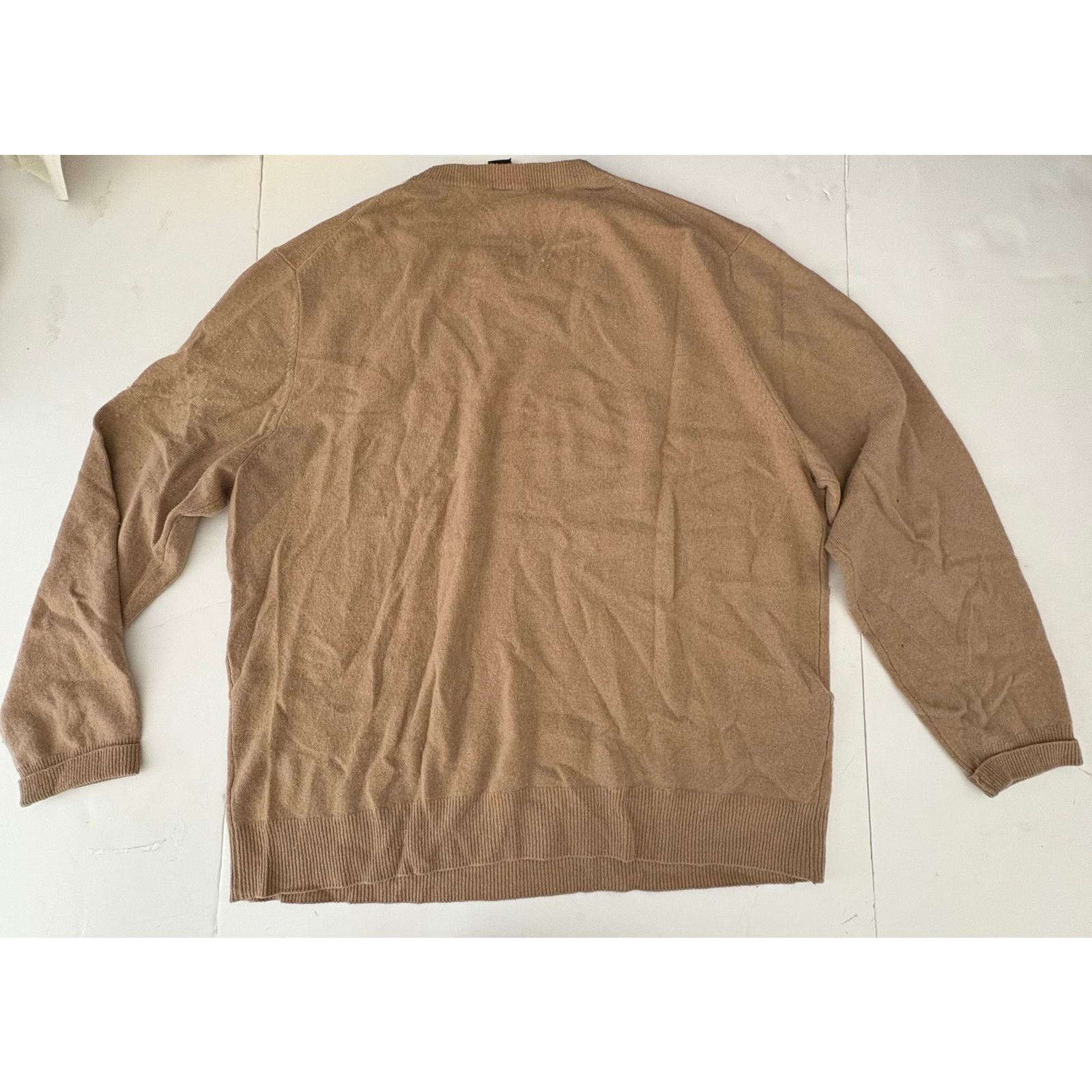 Raffi Raffi men’s cashmere Crewneck xl wool beige Size US XL / EU 56 / 4 - 8 Thumbnail